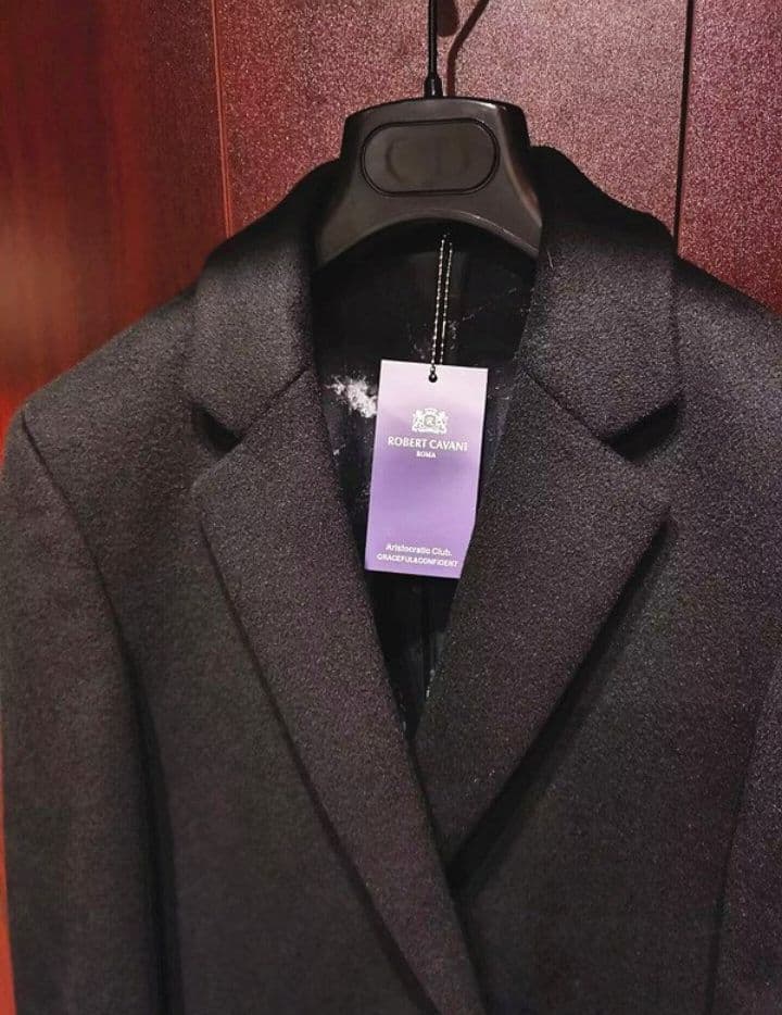 【ラスト1点】ROBERT CAVANI　100％カシミヤ　コート　50