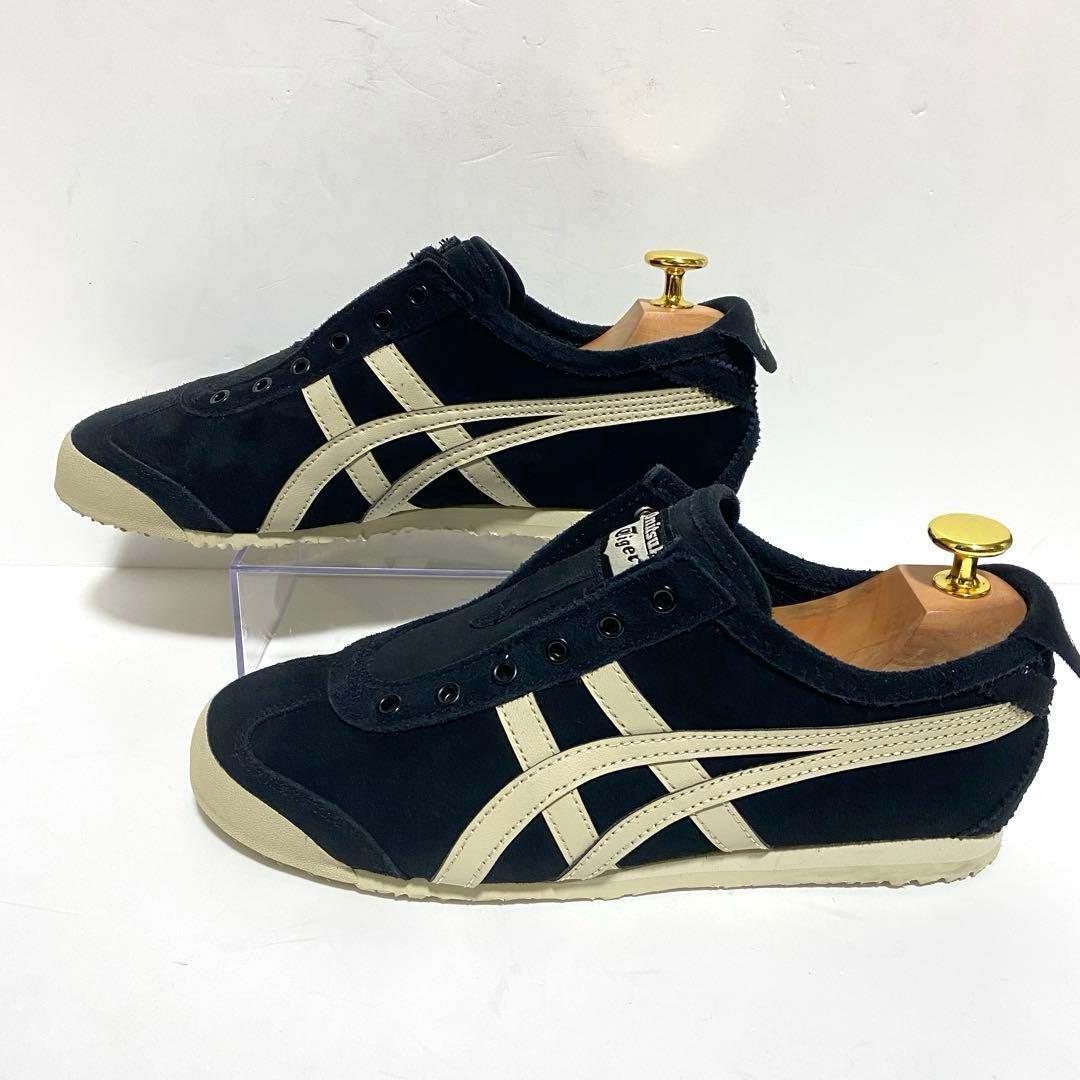 【未使用級】オニツカタイガー メキシコ66 スエード スリッポン 23.5㎝