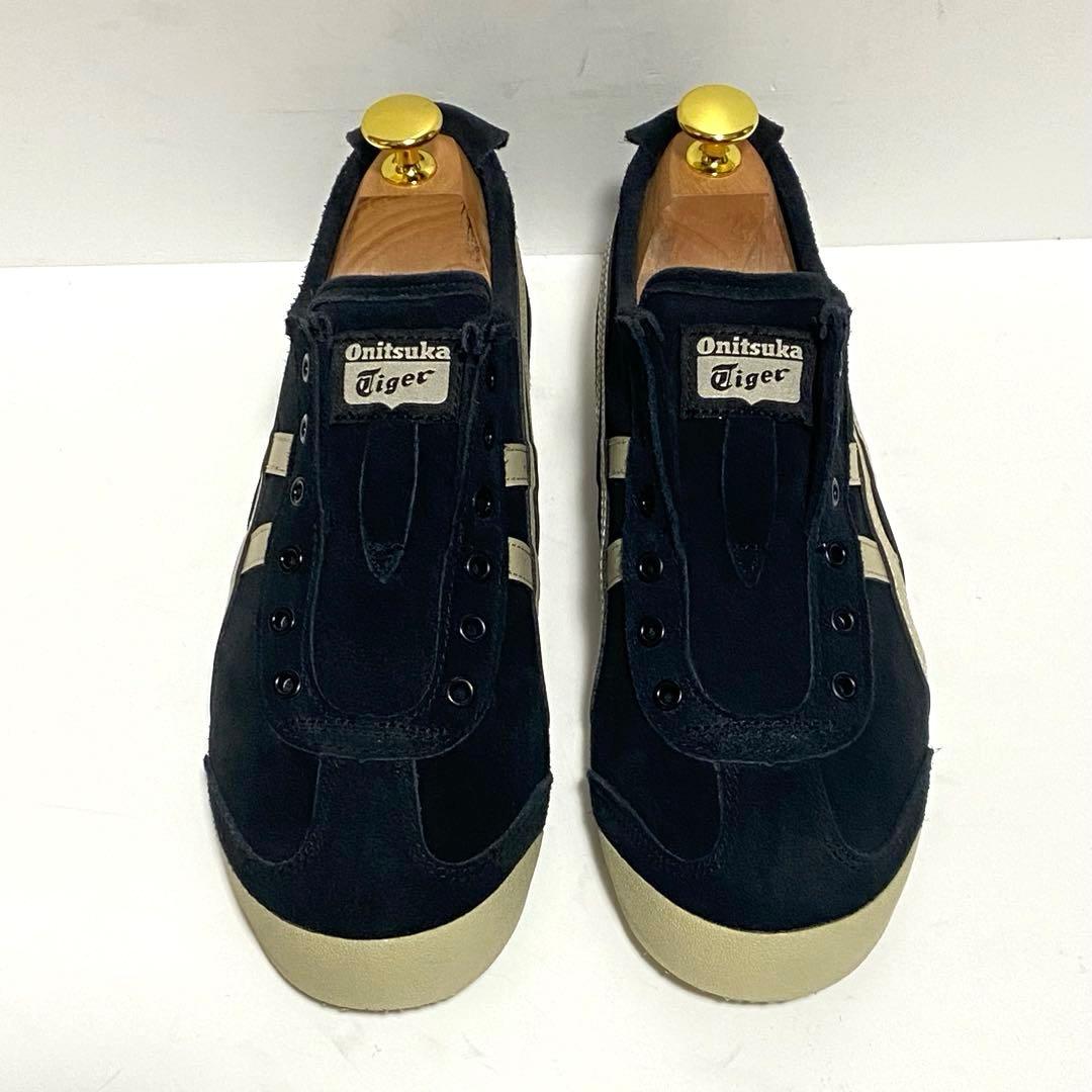 【未使用級】オニツカタイガー メキシコ66 スエード スリッポン 23.5㎝