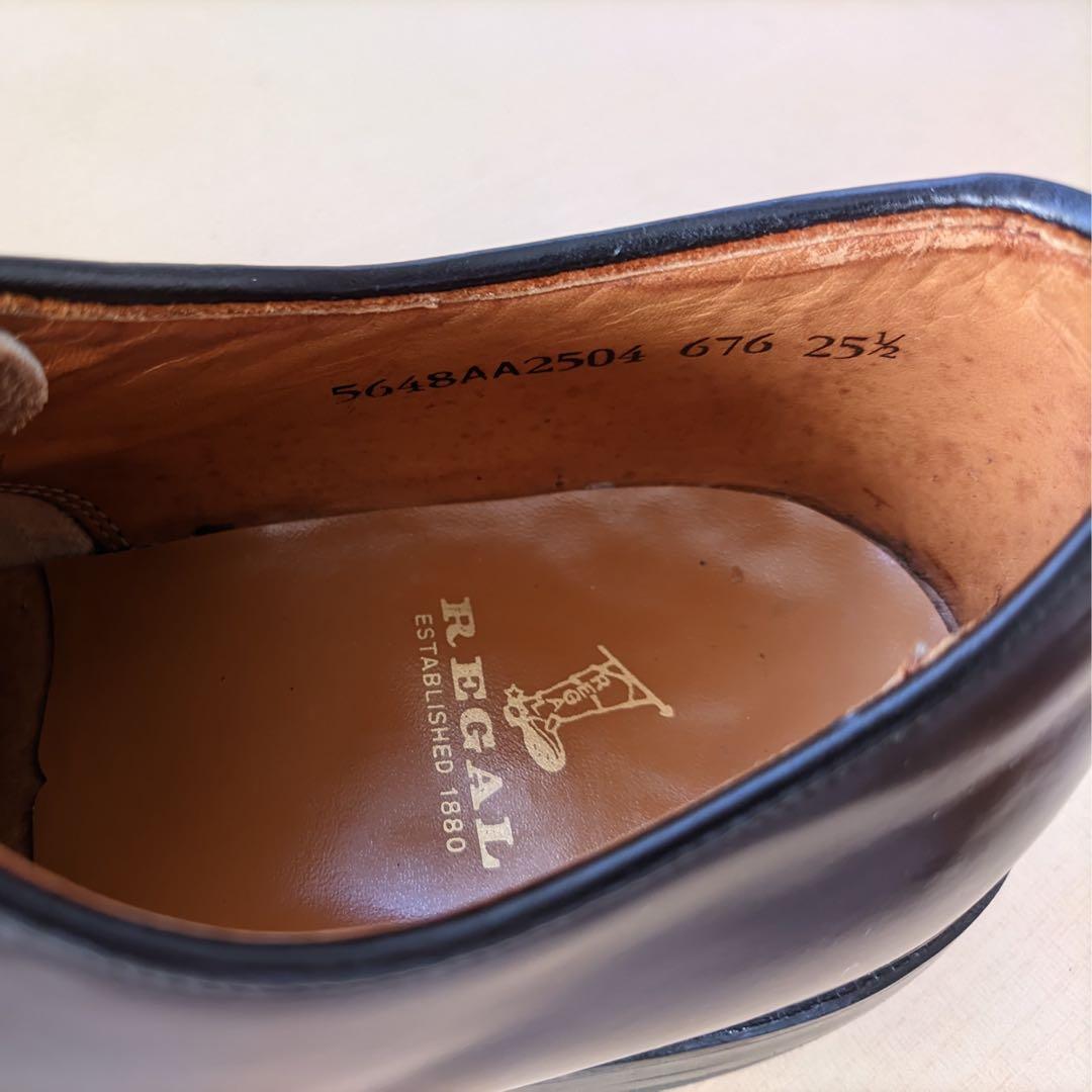 【希少・旧旧ロゴ】REGAL 2504 外羽根プレーントゥ 25.5EE