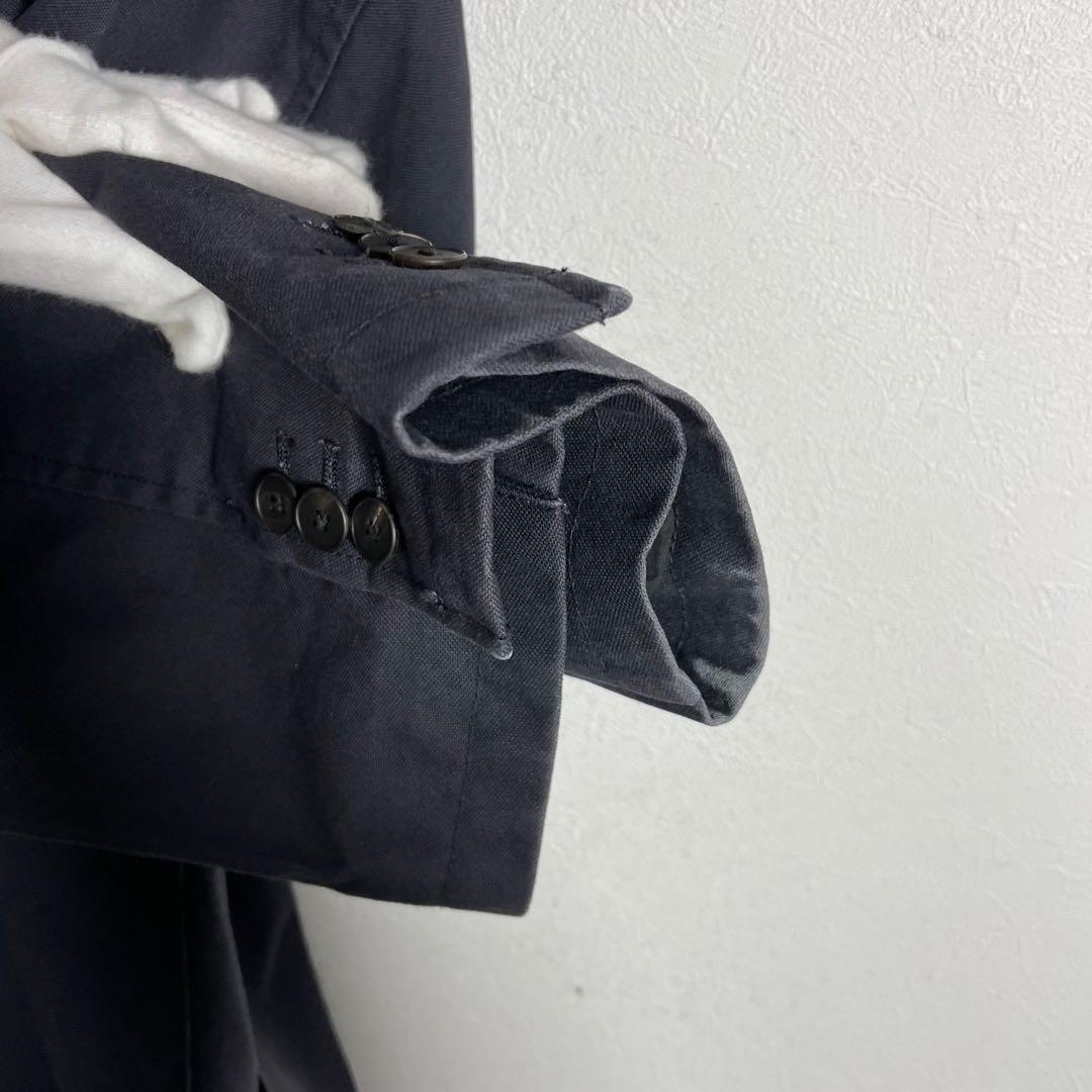 スティーブンアラン ダック4BダブルブレステッドジャケットナローM 濃紺