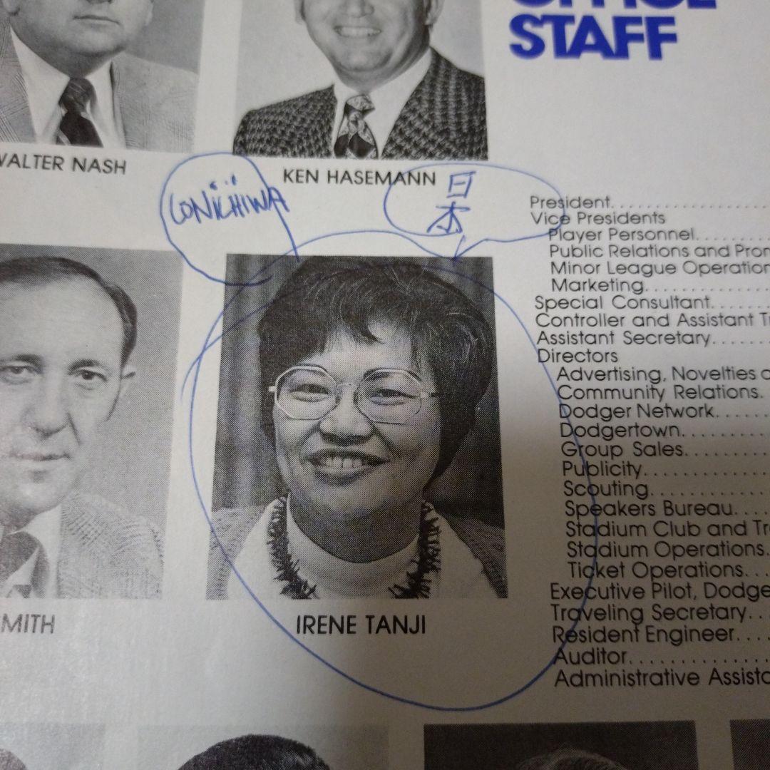 1978年ロサンゼルスドジャース　yearbook サイン入り