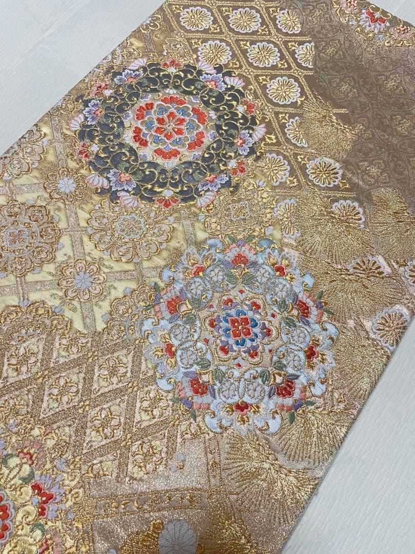 訪問着フルセット　辻ヶ花　絞り　金彩　正絹　ガード加工済み