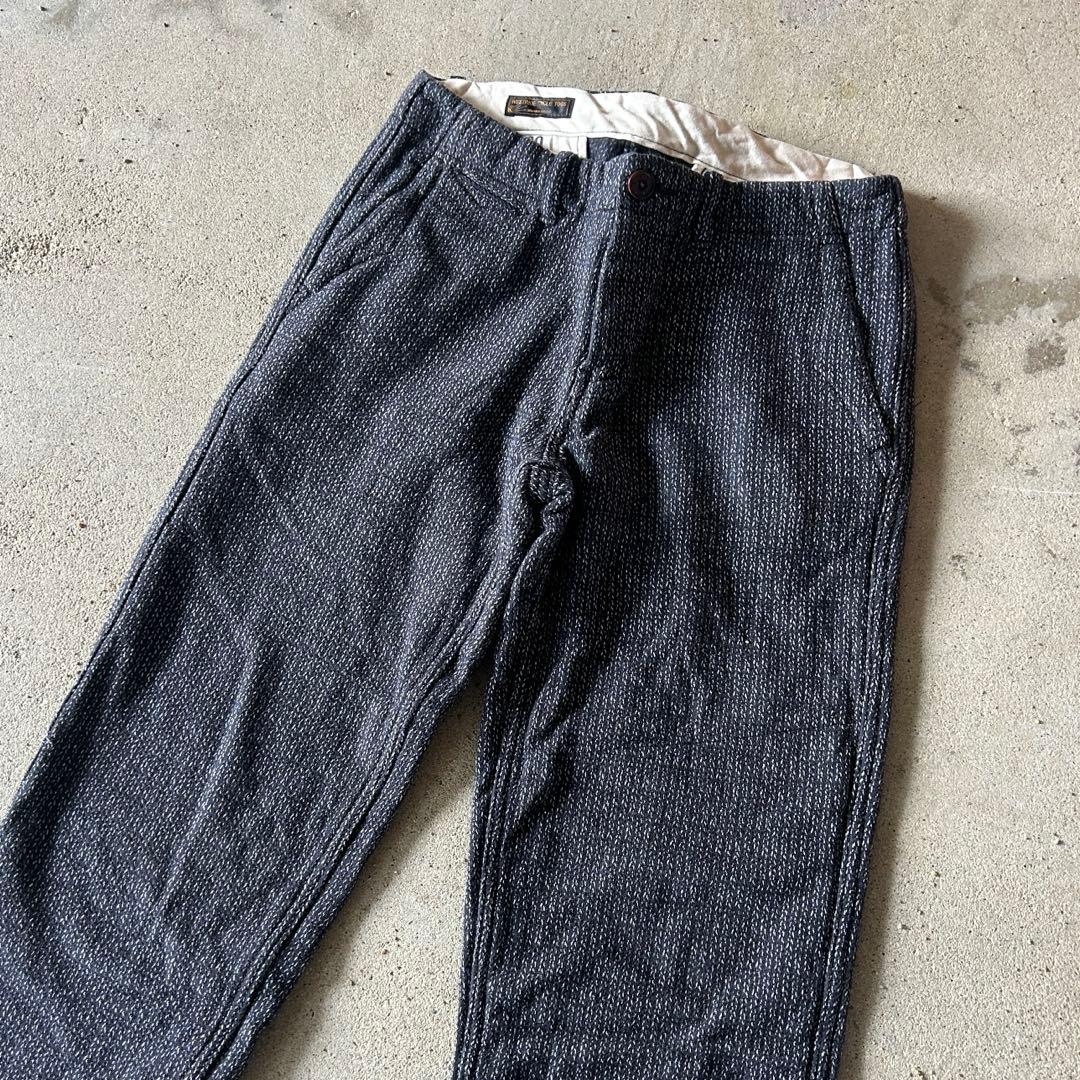 WESTRIDE ウエストライド ワークトラウザー ごま塩　ビーチクロス