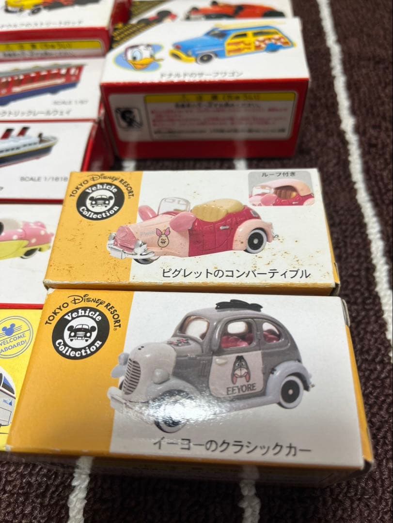 ディズニートミカ12台＋ディズニーリゾートクルーザーチョロQ1台セット3台おまけ