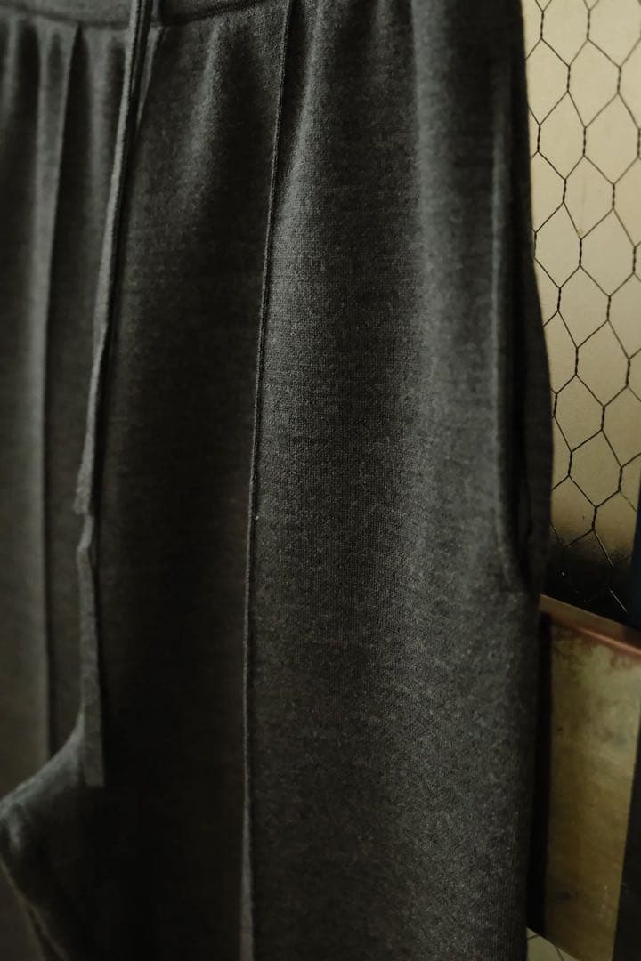 オールドエイチアンドドーター　WOOL KNIT TRACK PT