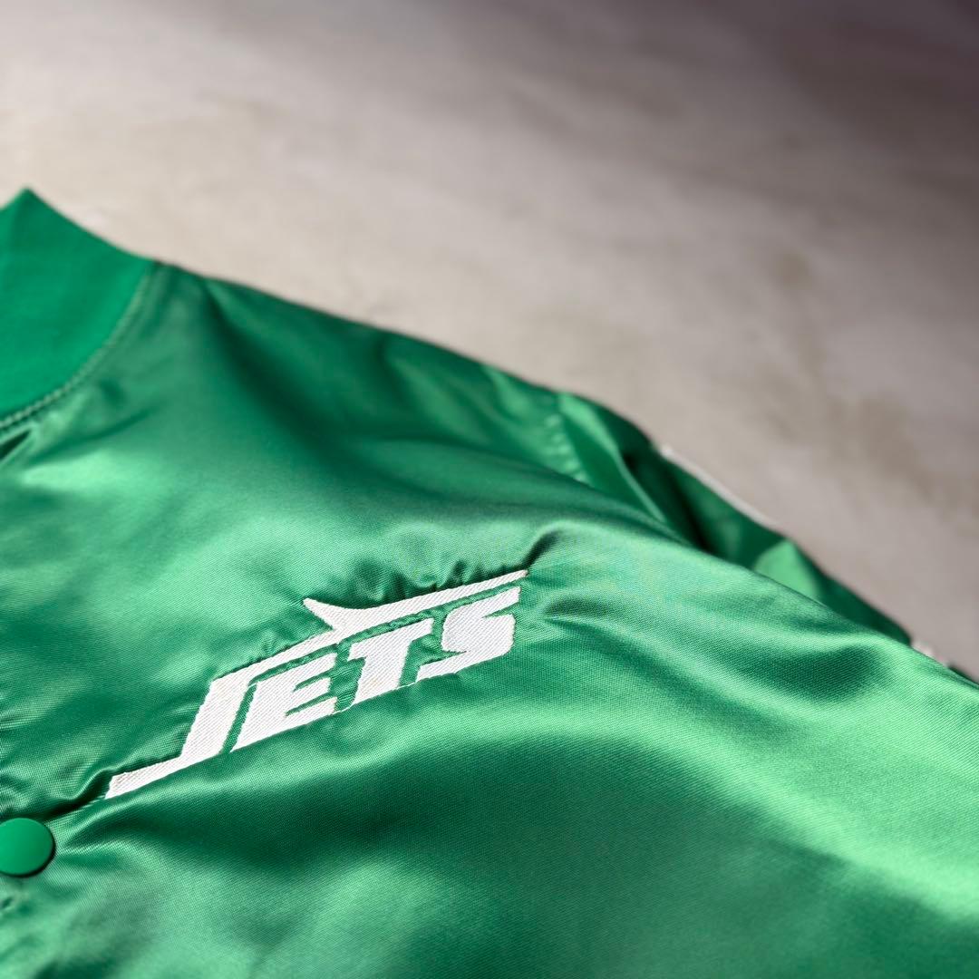 80s STARTER × NFL stadium jumper JETS