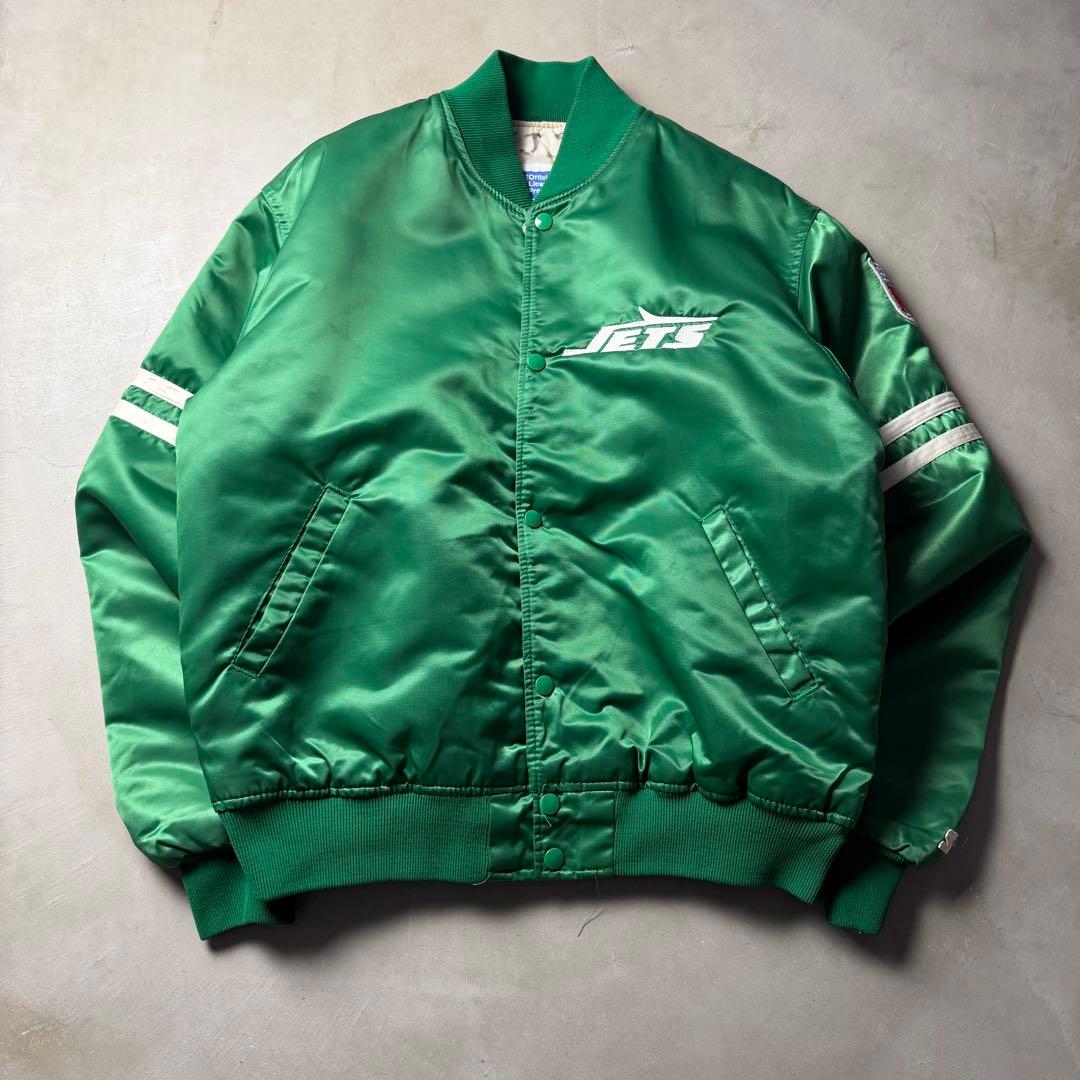 80s STARTER × NFL stadium jumper JETS