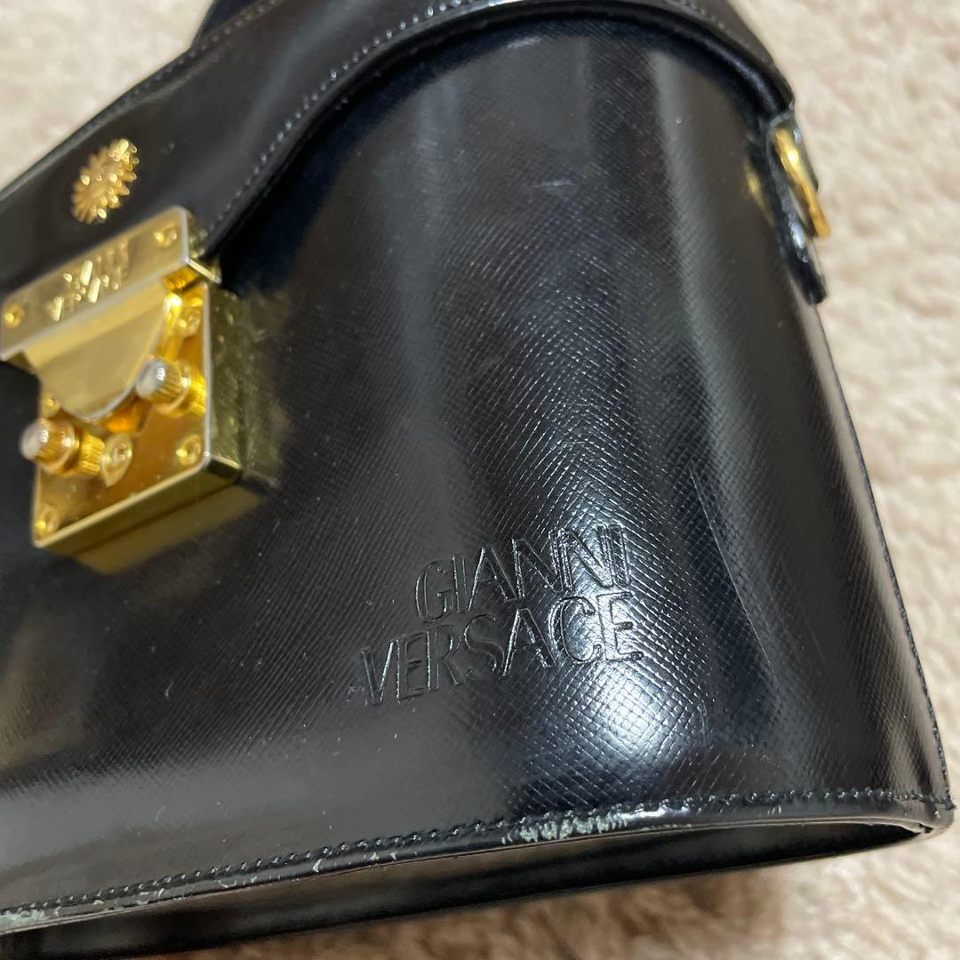 VERSACE ヴェルサーチ サンバースト バニティバッグ ショルダー 2WAY