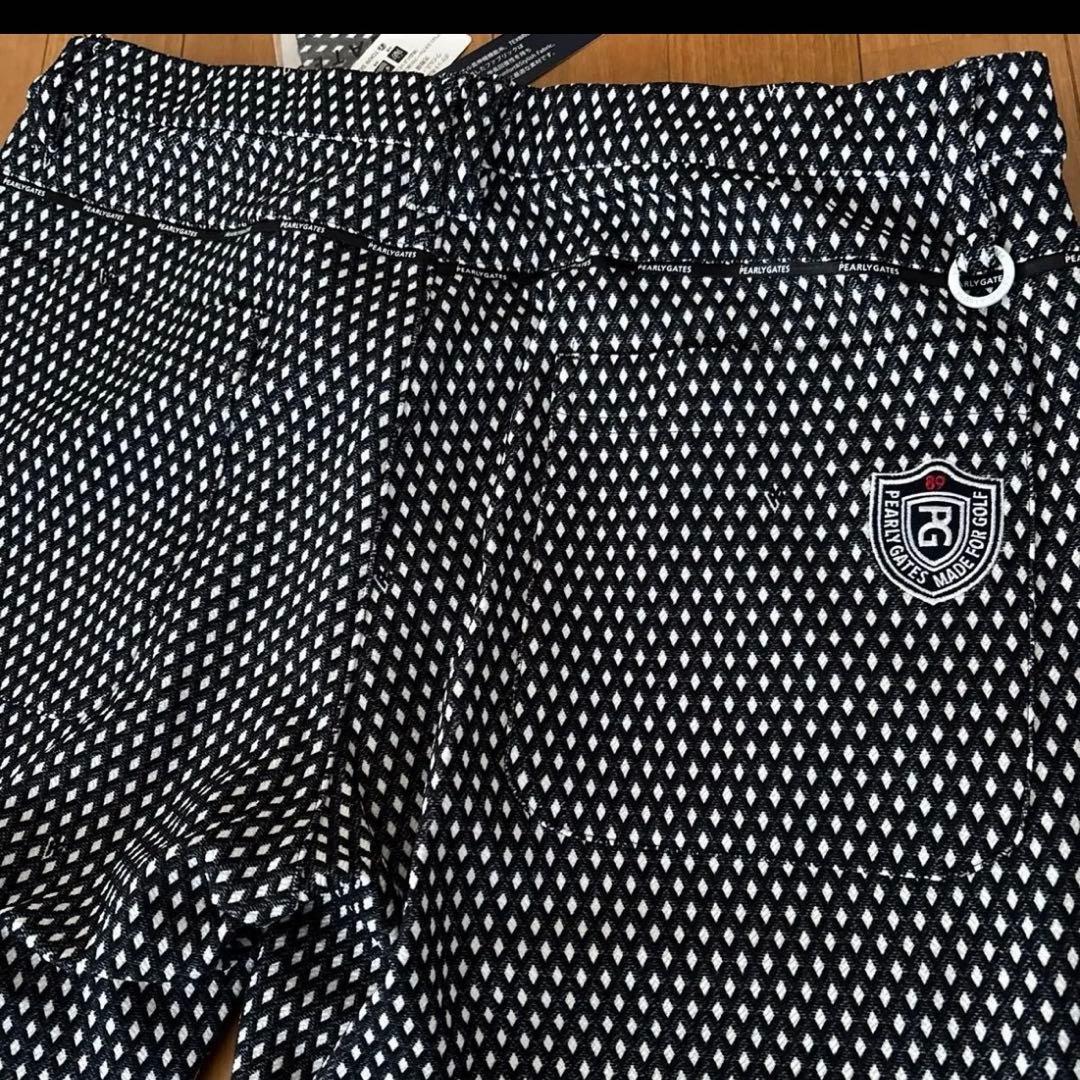 パーリーゲイツ　 パンツ アーガイル幾何学柄・ストレッチ　ゴルフ ★5