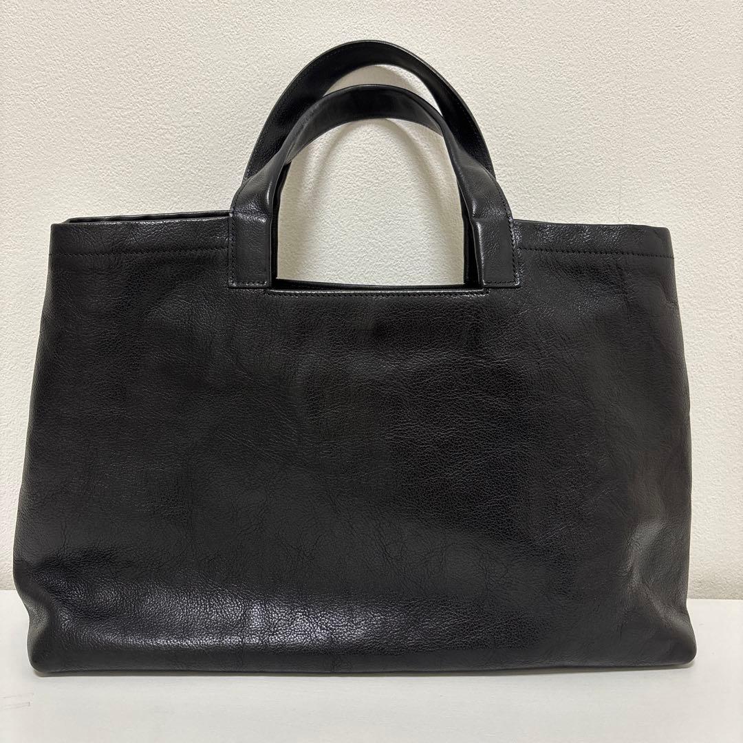 【1月限定セール】イルビゾンテ トートバッグ　ブラック　レザー
