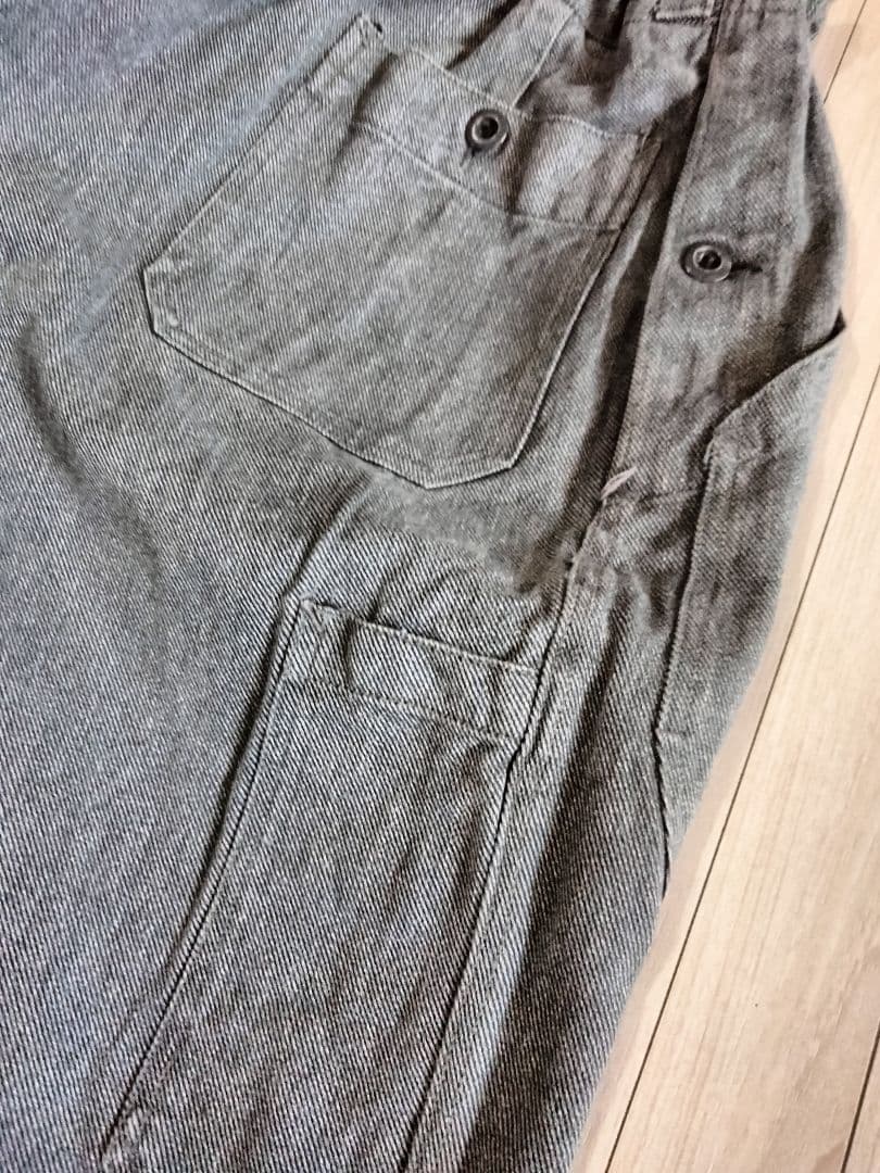 ★希少　50s　スイス軍　デニムワークパンツ　WAIPER リメイクパンツ