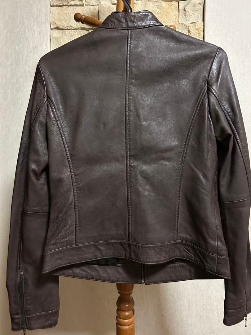 SUGAR RIDEZ ダークブラウン レザージャケット Lサイズ