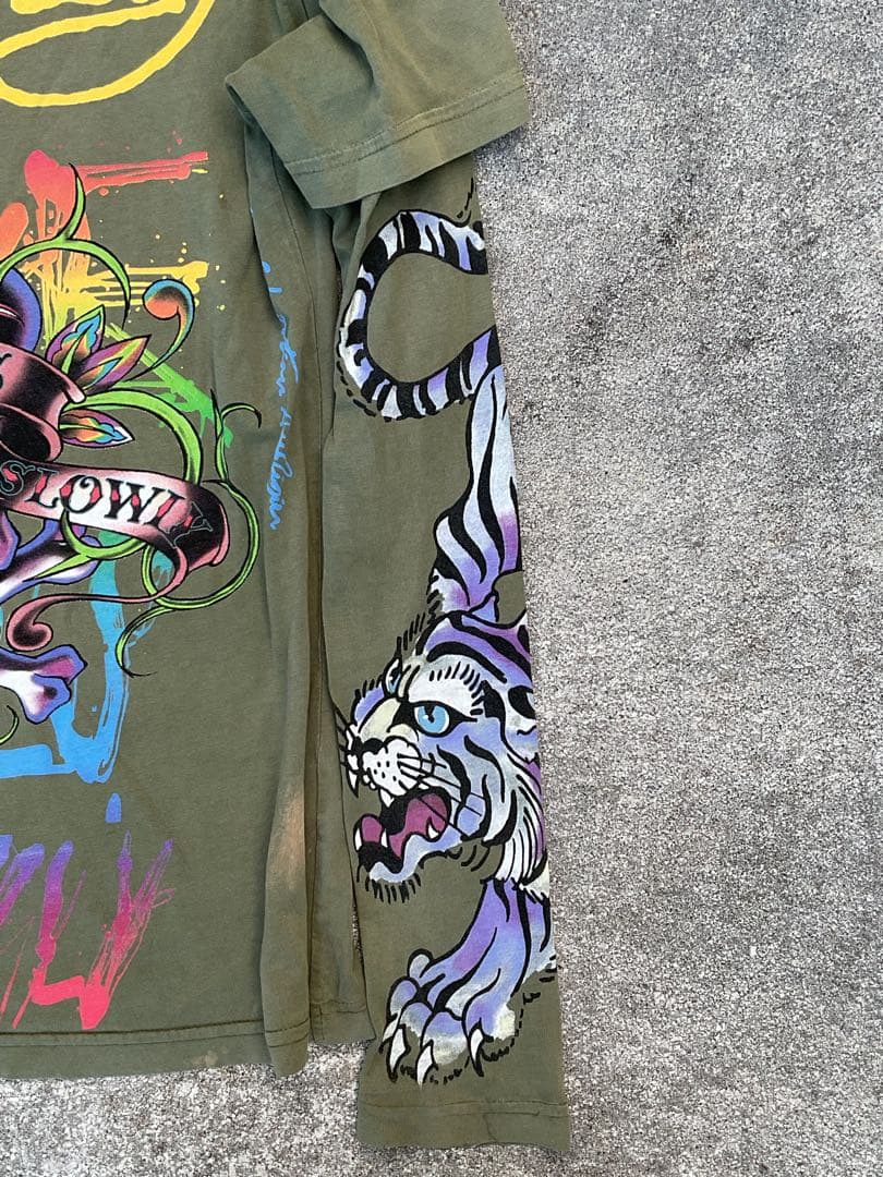 Ed Hardy エドハーディ　y2k平成grunge 総柄