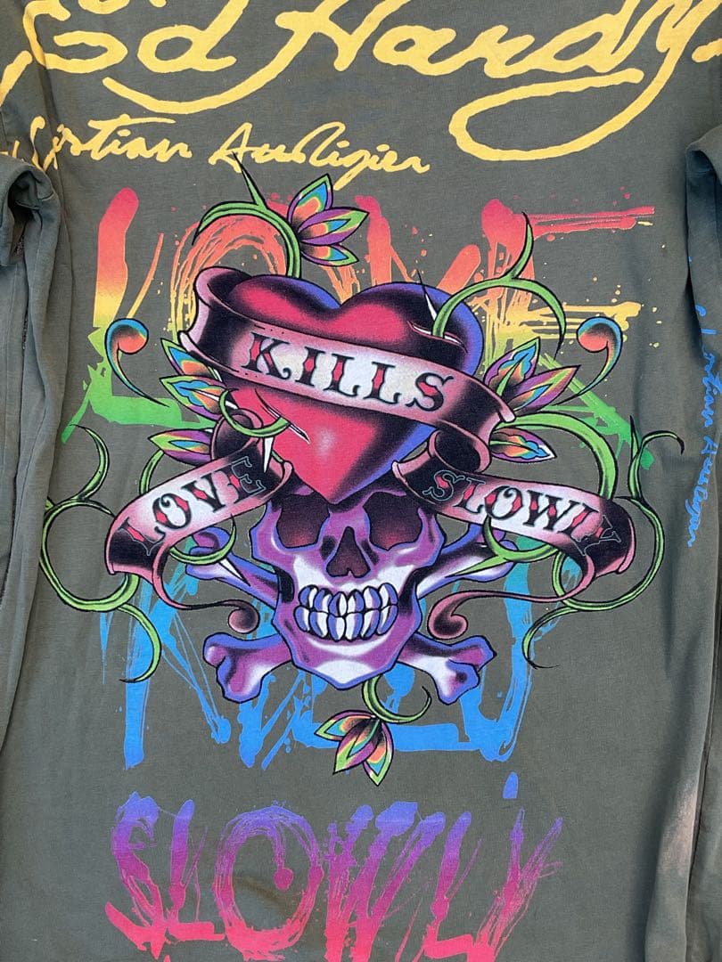 Ed Hardy エドハーディ　y2k平成grunge 総柄