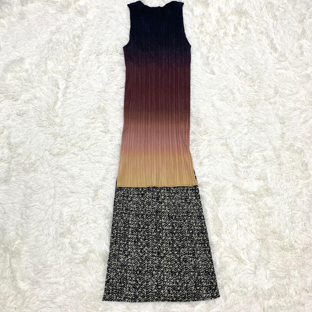 【90s セットアップ⭐︎】プリーツプリーズ ダイヤ チュニック × スカート