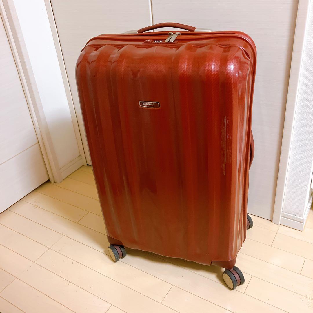 【美品】サムソナイト 超軽量 キューブライト76×28 高級ライン ダークレッド