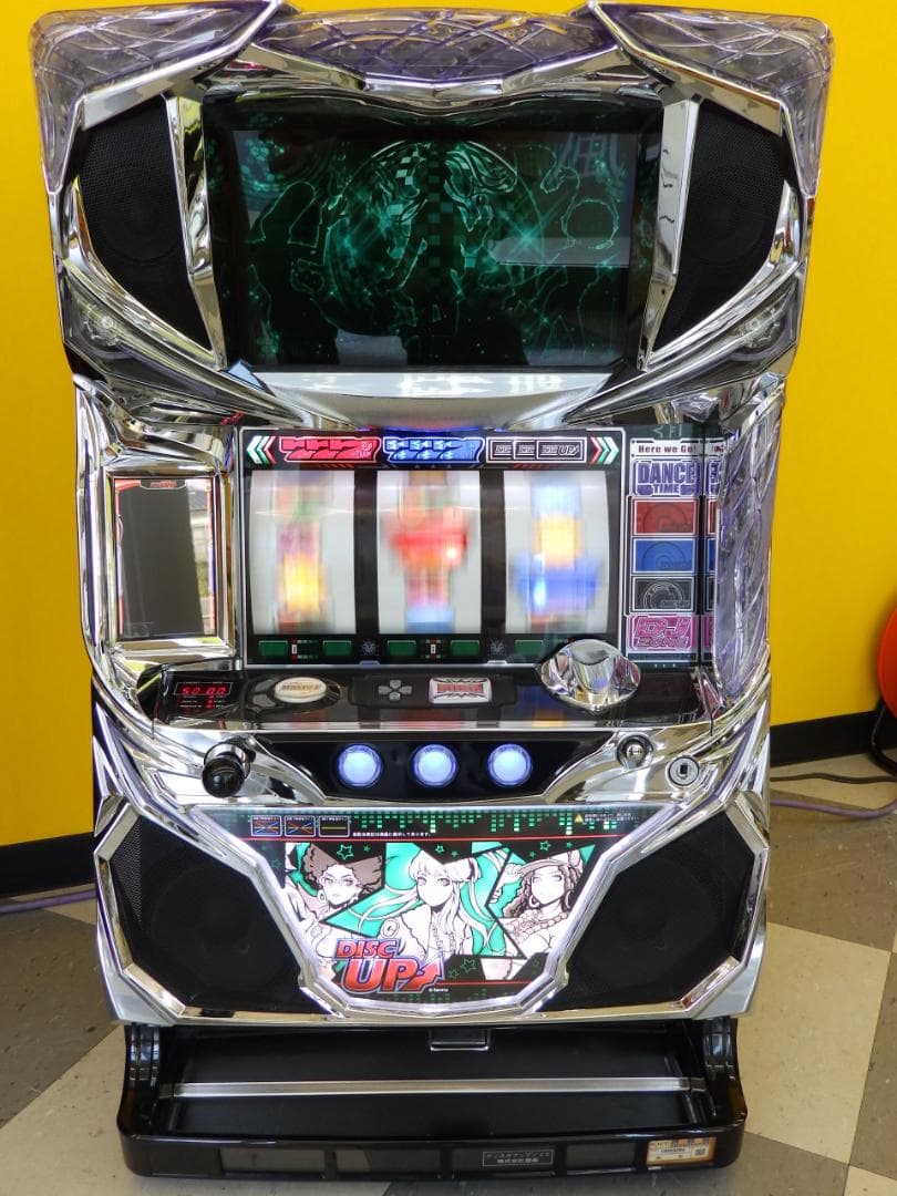 送料込 実機 ディスクアップ ZS 不要機 銀座 パチスロ