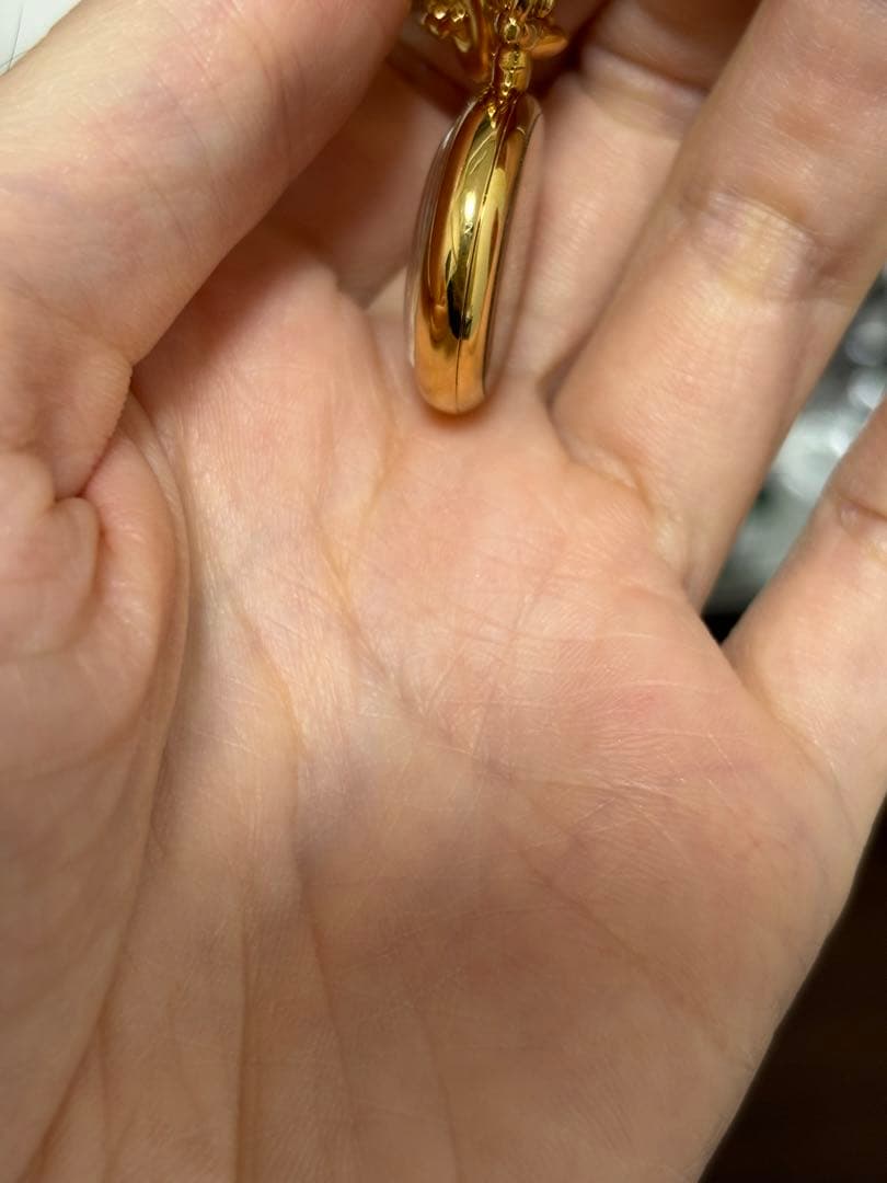 稼働 LOEWE 懐中時計 quartz ピンバッジ ブローチ