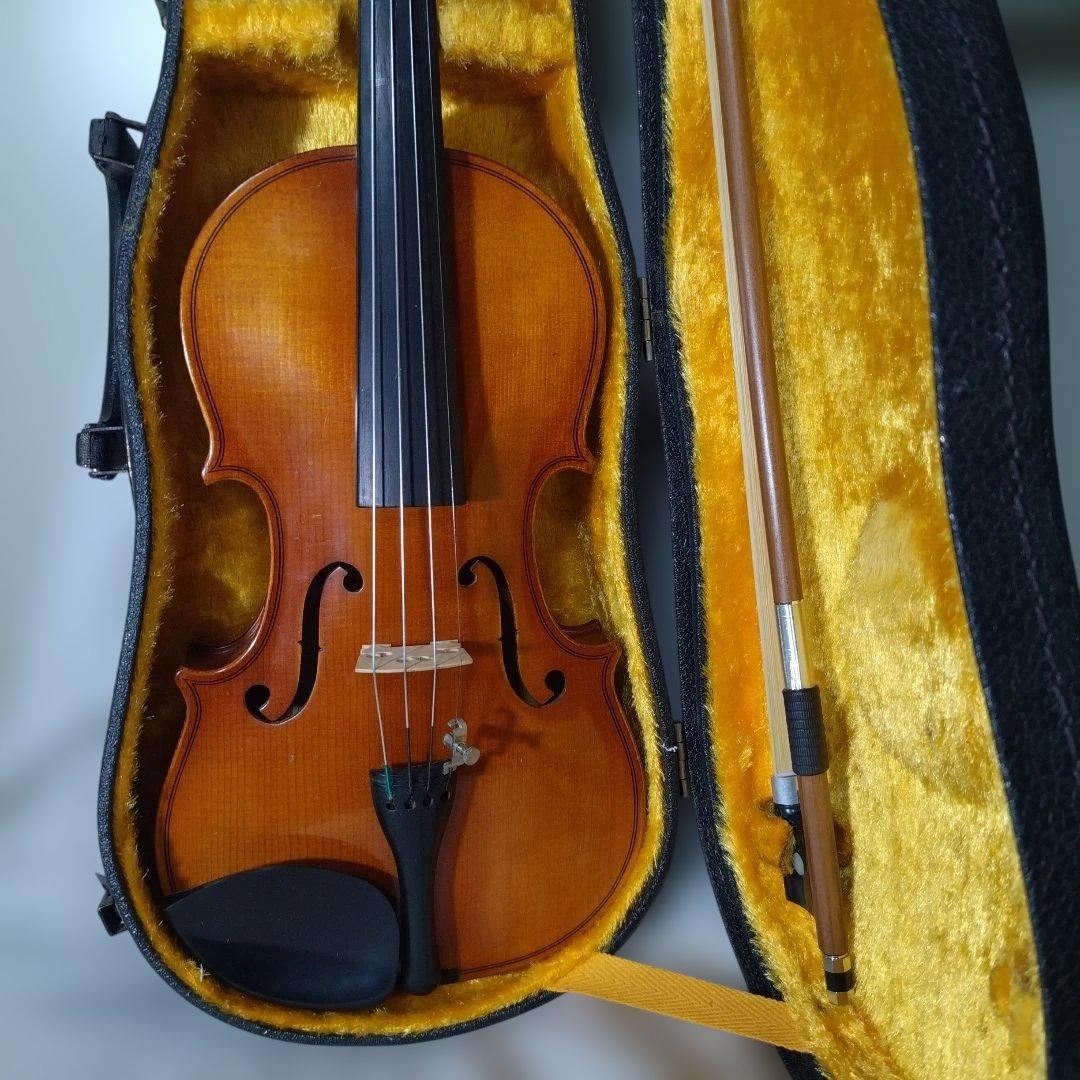 ♥7才前後の子供用♥スズキバイオリ1/4♥弓ケ―ス松脂付