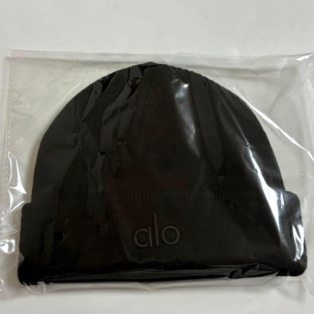 ALO Yoga ビーニー ニットキャップ　ブラック