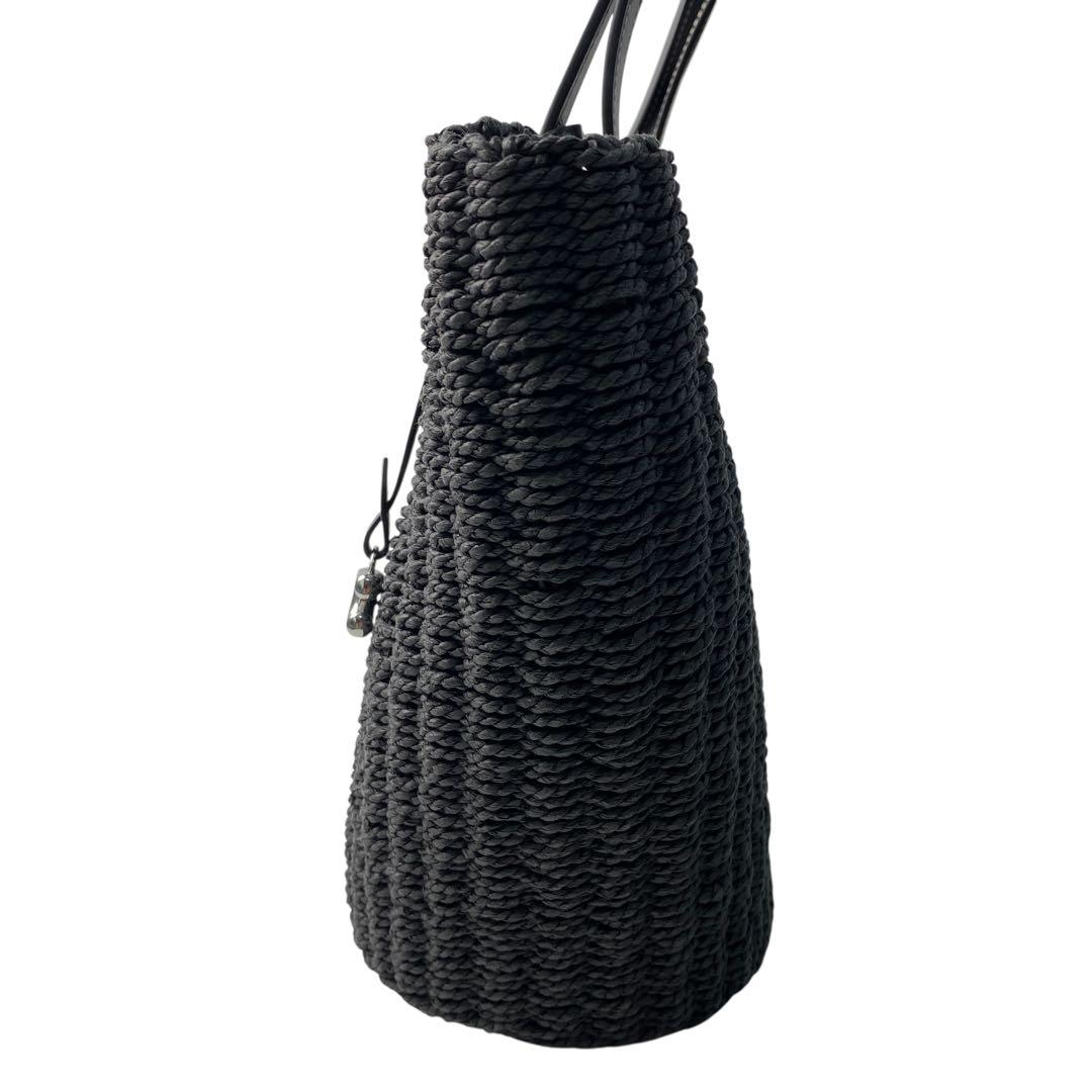 未使用 コーチcoach スモール ストロー トート カゴバッグ CQ785.