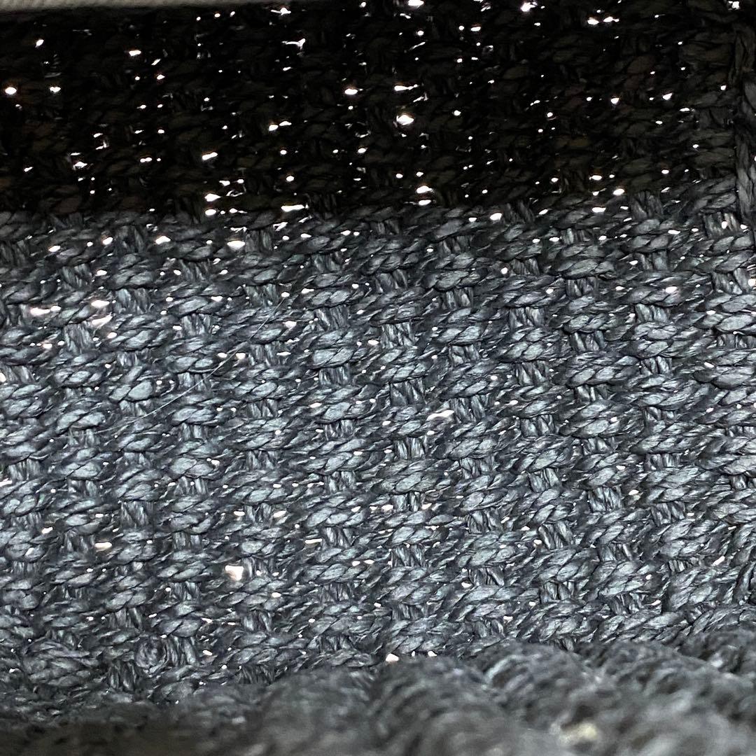 未使用 コーチcoach スモール ストロー トート カゴバッグ CQ785.