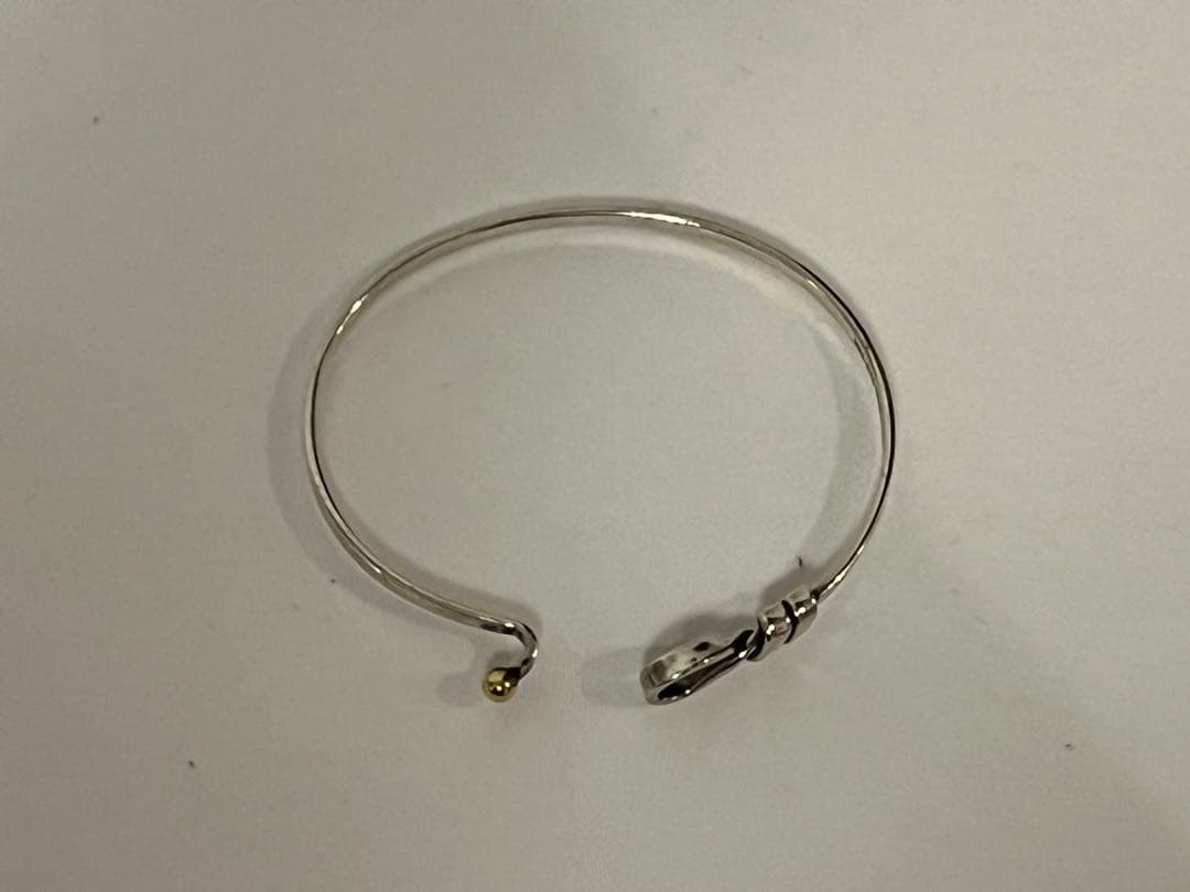 ティファニー フラットワイヤー ラブノット ブレスレット スターリングシルバー