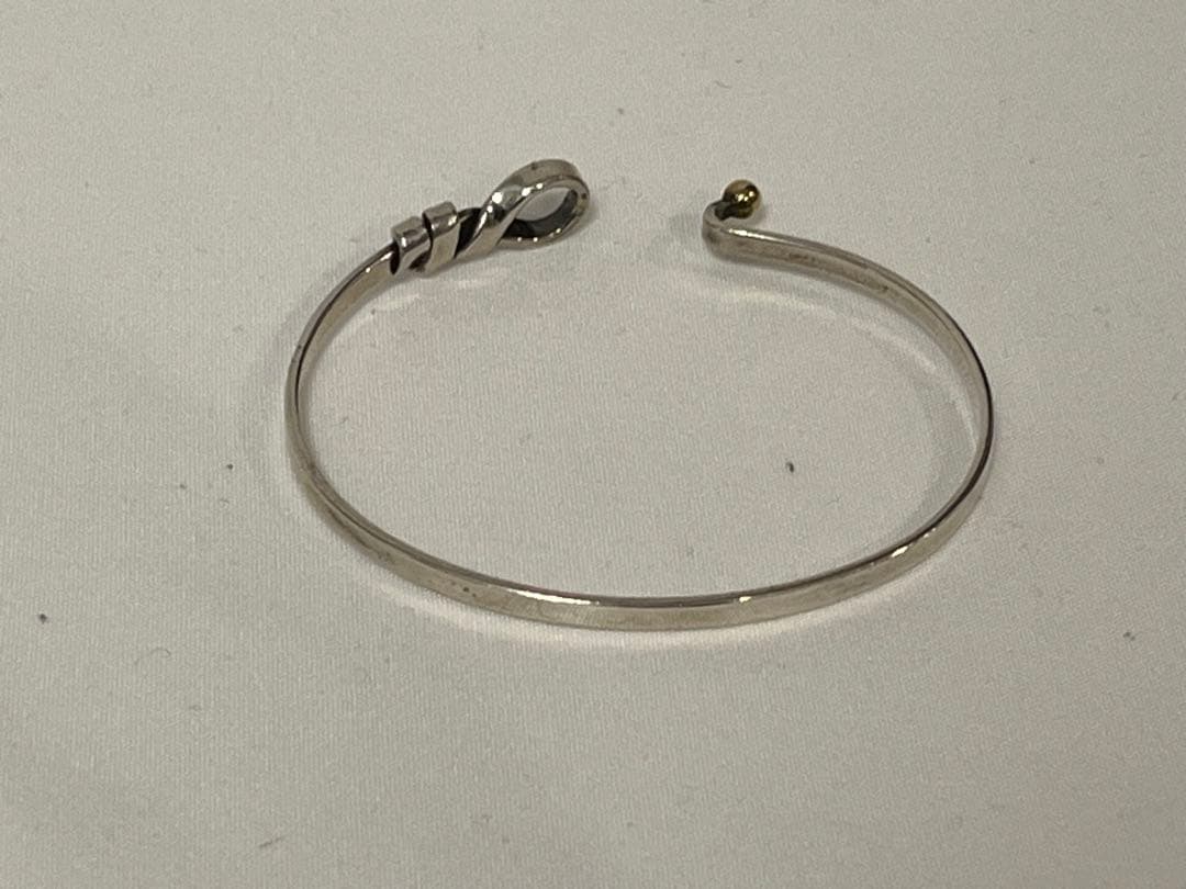 ティファニー フラットワイヤー ラブノット ブレスレット スターリングシルバー