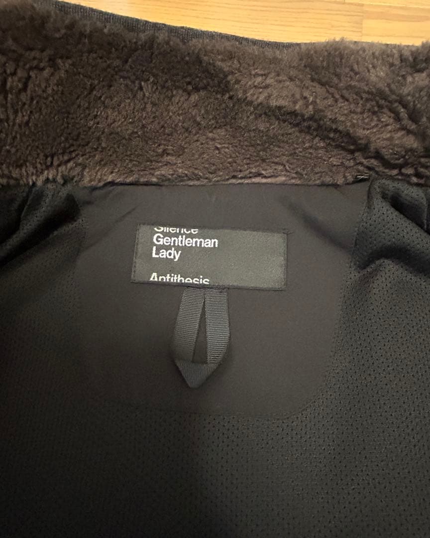 Chaosカオス ウール ボアブルゾン　ブラウン23aw