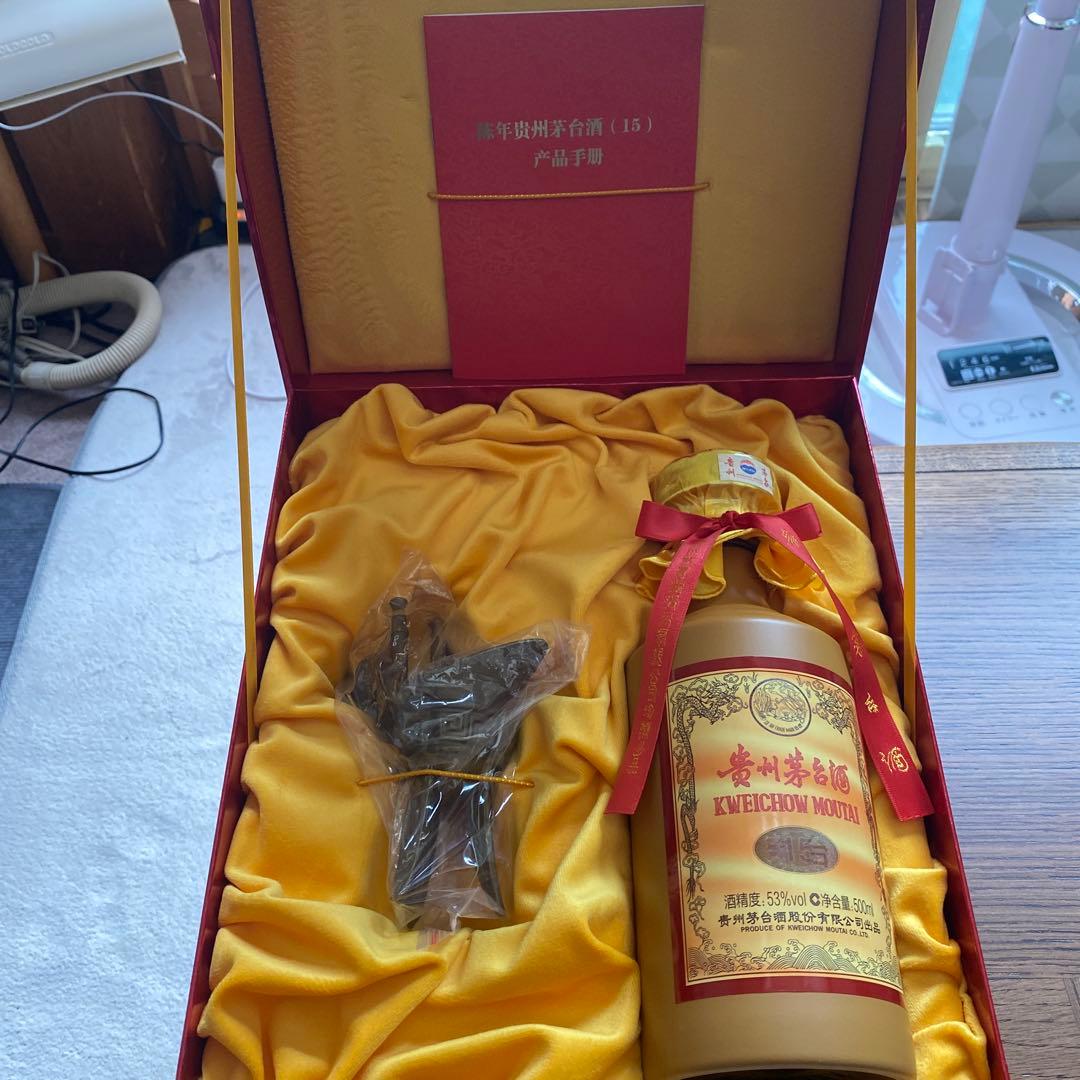 貴州茅台酒 15年 正規品 箱付 500ml 53度 マオタイ