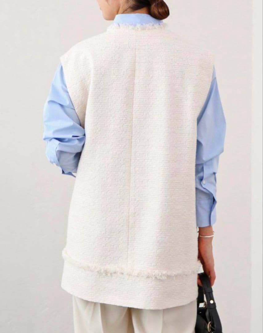 現行24SS　美品　IENA ＆NAVY ドビーツィードジレ IENA