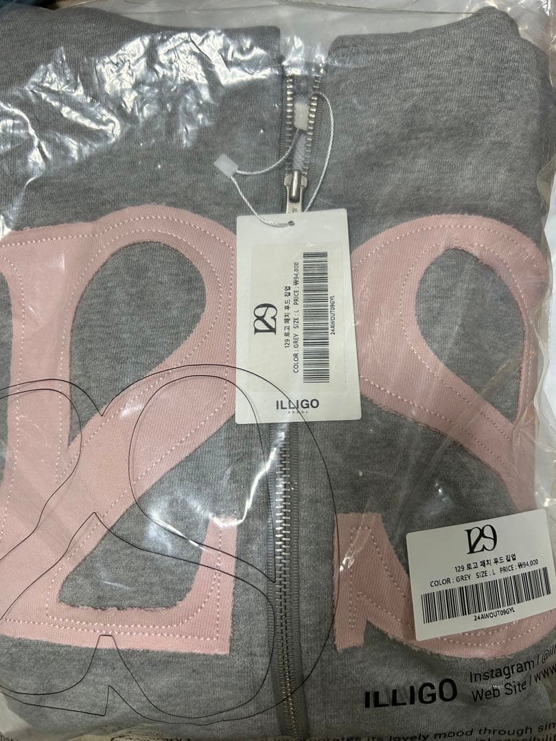 ILLIGO パーカー グレー Lサイズ タグ付き