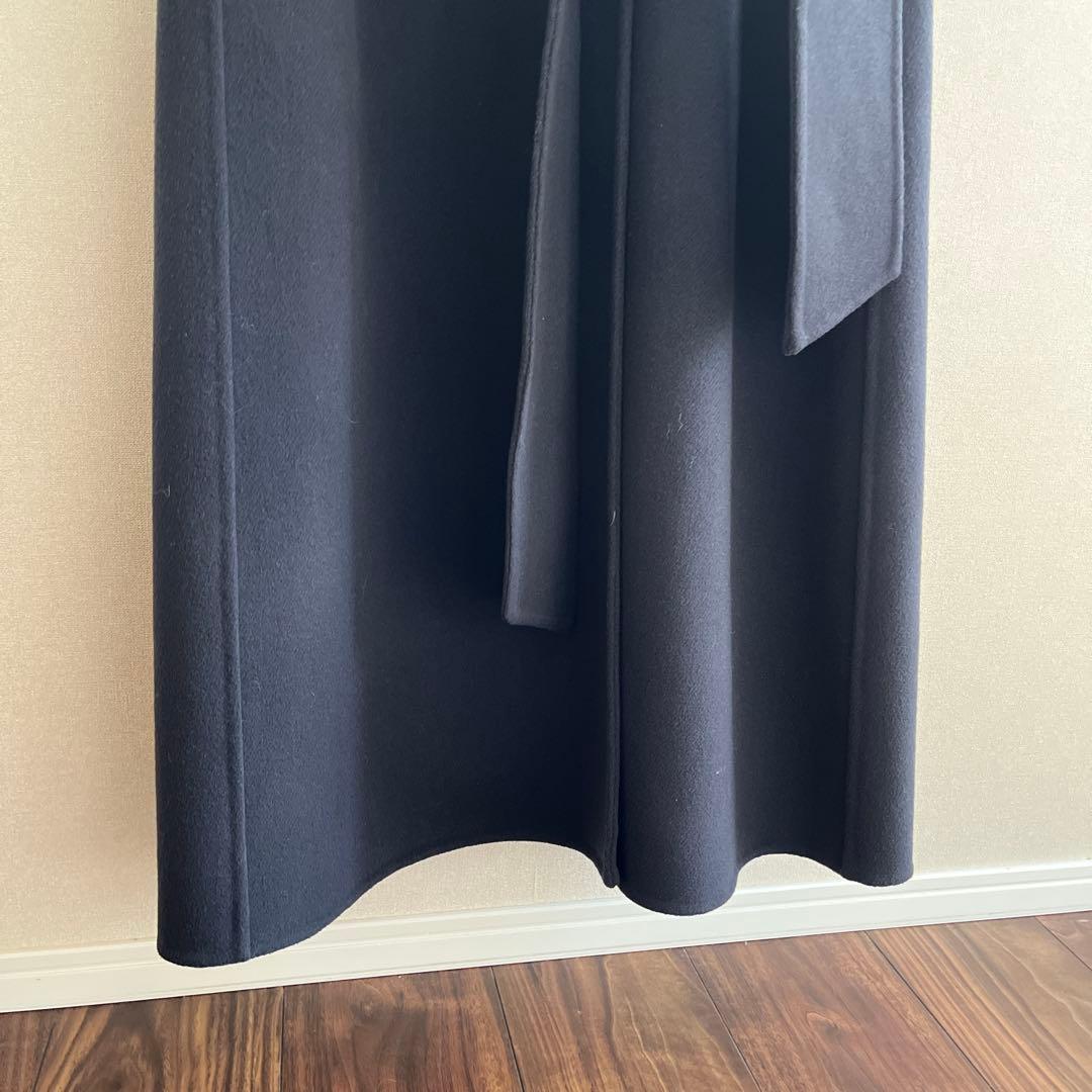 最終値下げ　Drawer ケヌキ　ノーカラー　ロングジレ　コート