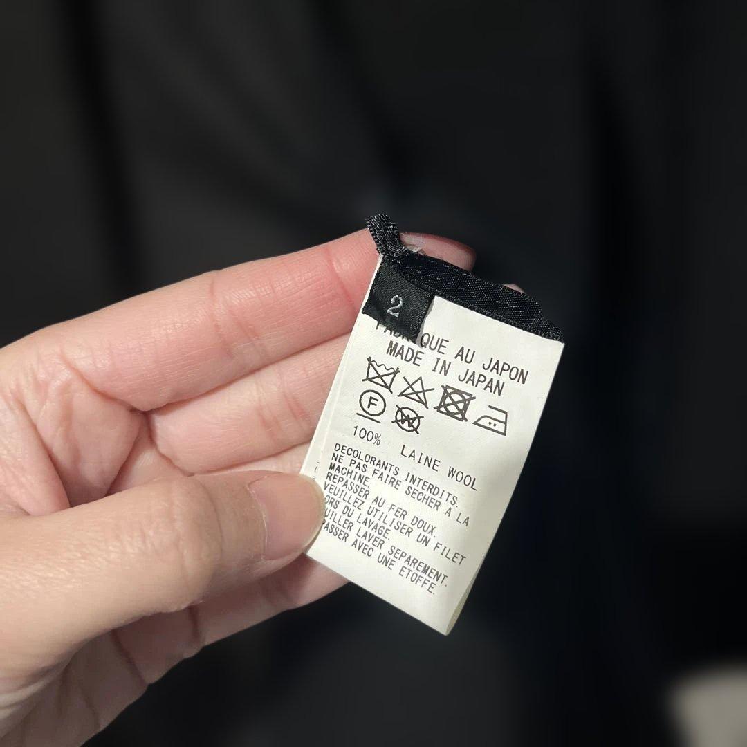 Y's ブラック テーラードジャケット