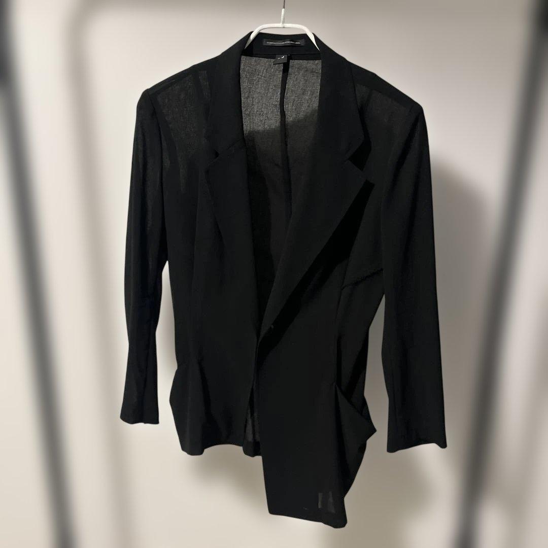 Y's ブラック テーラードジャケット