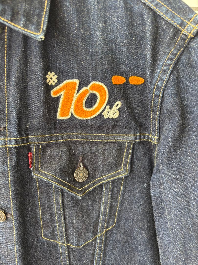 極美品 濃紺 THE FLAT HEAD 10周年 限定モデル 6003W 38