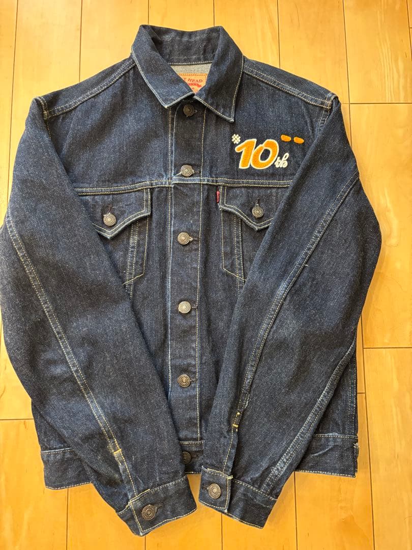 極美品 濃紺 THE FLAT HEAD 10周年 限定モデル 6003W 38