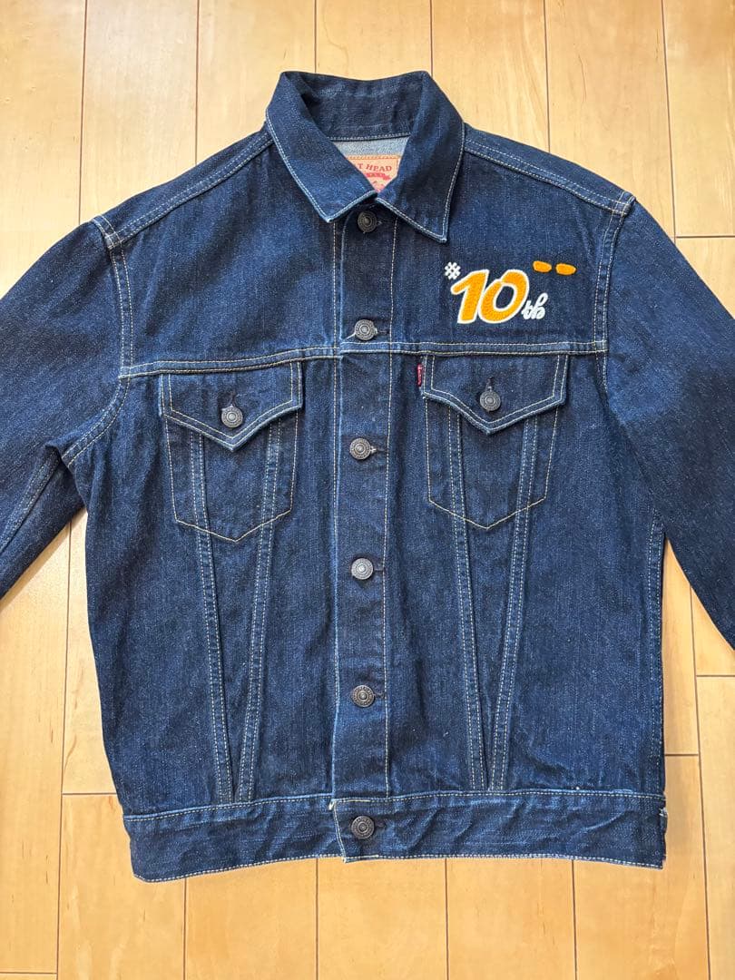 極美品 濃紺 THE FLAT HEAD 10周年 限定モデル 6003W 38