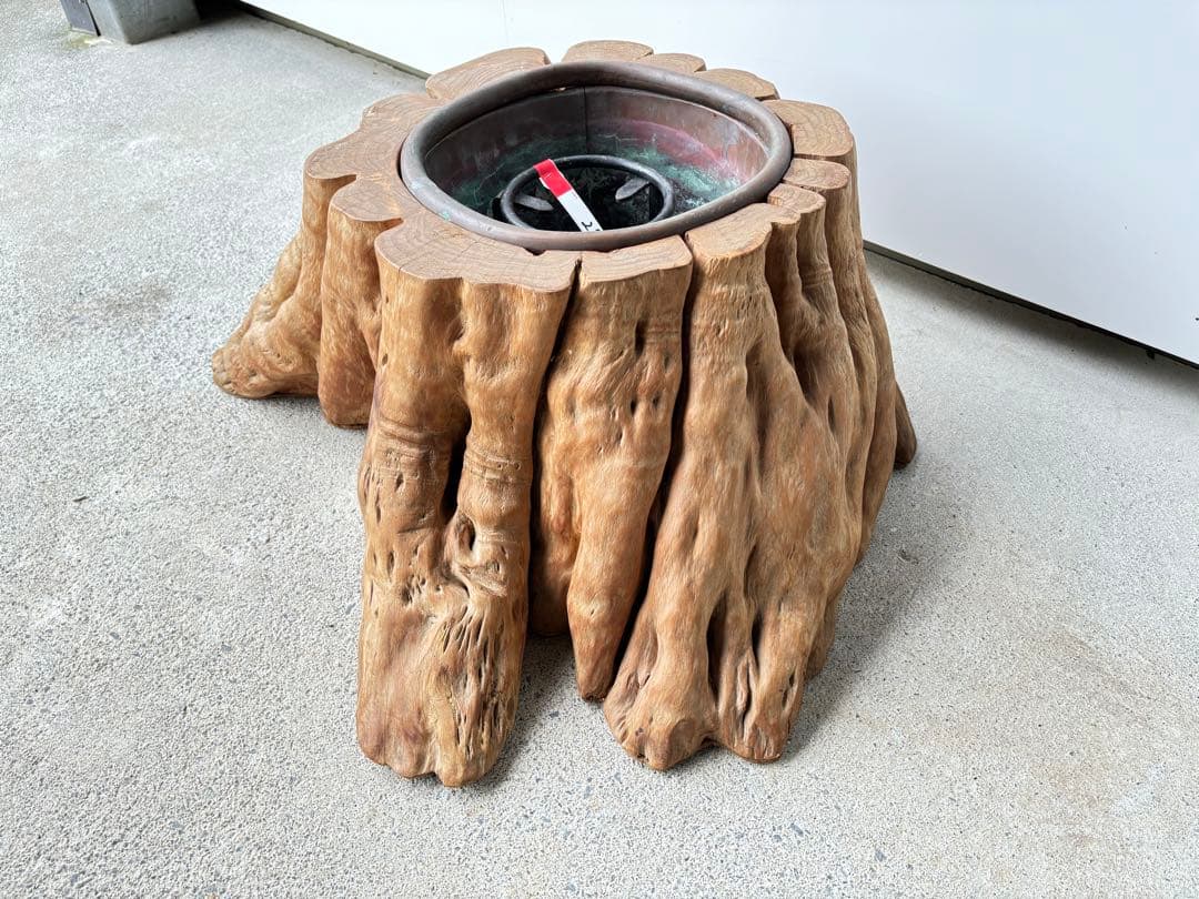 希少 逸品 切り株 火鉢 277 一点物 古美術 激レア品 アンティーク 骨董品