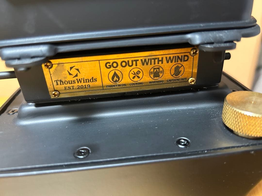 美品　ThousWinds ファイヤーダンスストーブ　＋オマケ　アイロンストーブ
