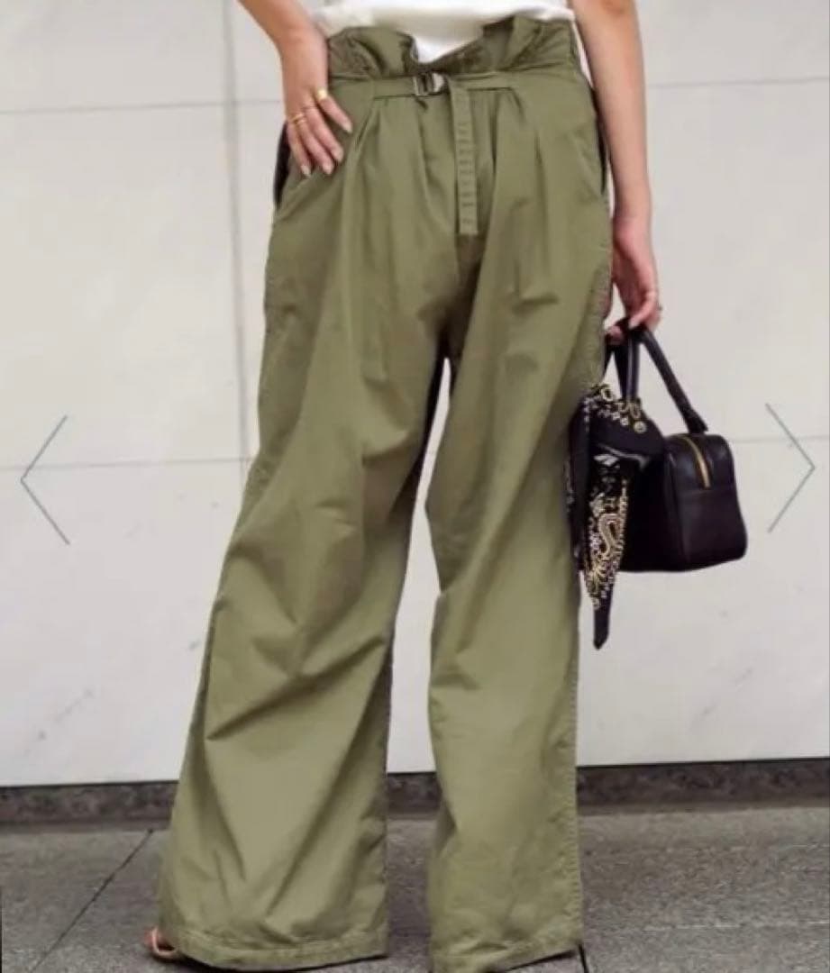 【Attick by Johnbull/ミリタリーワイドパンツ