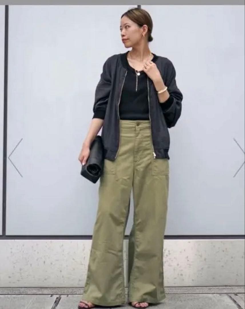 【Attick by Johnbull/ミリタリーワイドパンツ