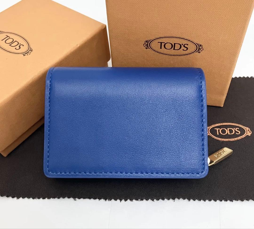 【希少】【最終値下】TOD’S トッズ Tタイムレスレザーミニ財布【限定セール】