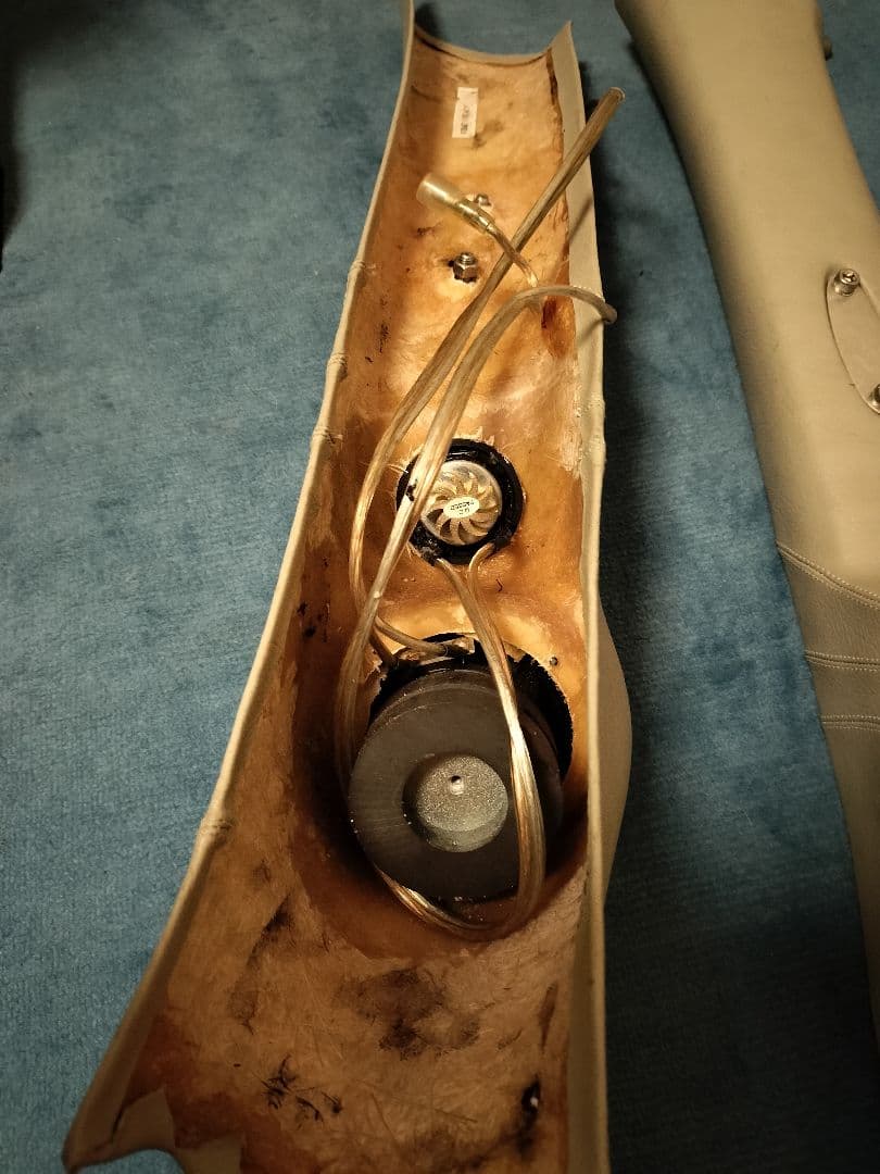 廃盤 TOP-PANEL ピラースピーカーパネル　レザー BP BL レガシィ