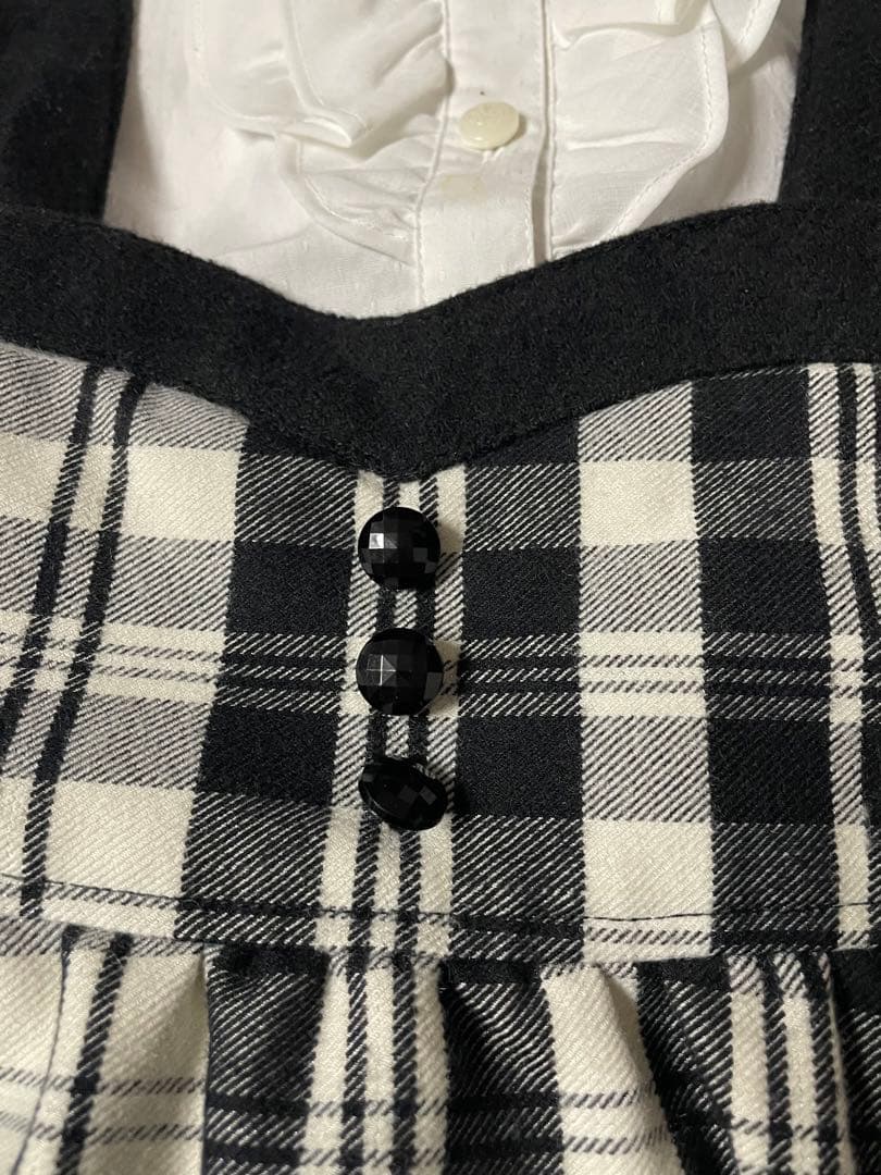 メゾピアノ　ジャンバースカート　シャツ　150cm