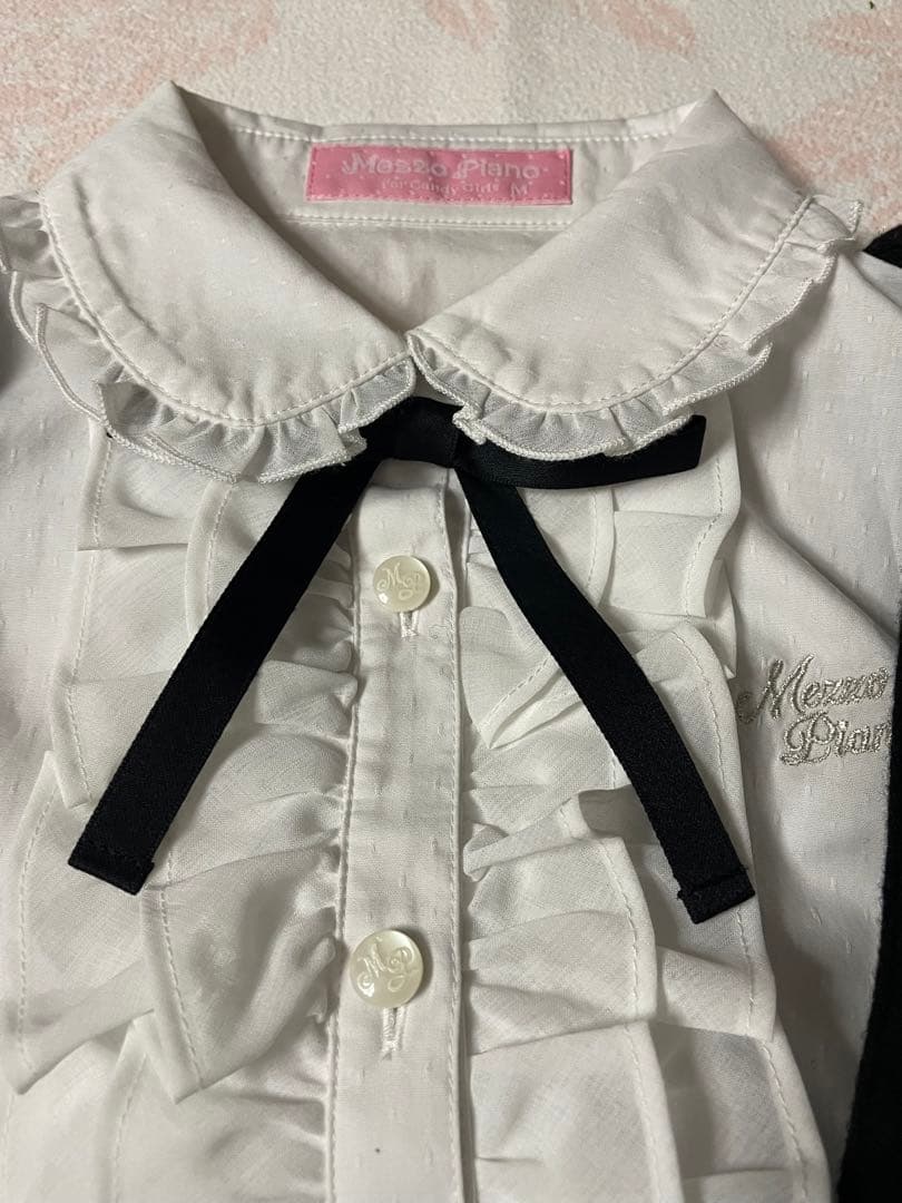 メゾピアノ　ジャンバースカート　シャツ　150cm
