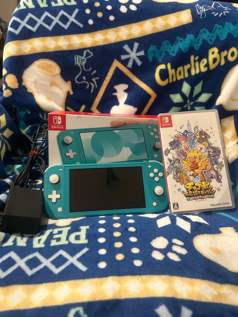 Switch Lite ターコイズ 本体 + ゲームソフト　スイッチライト