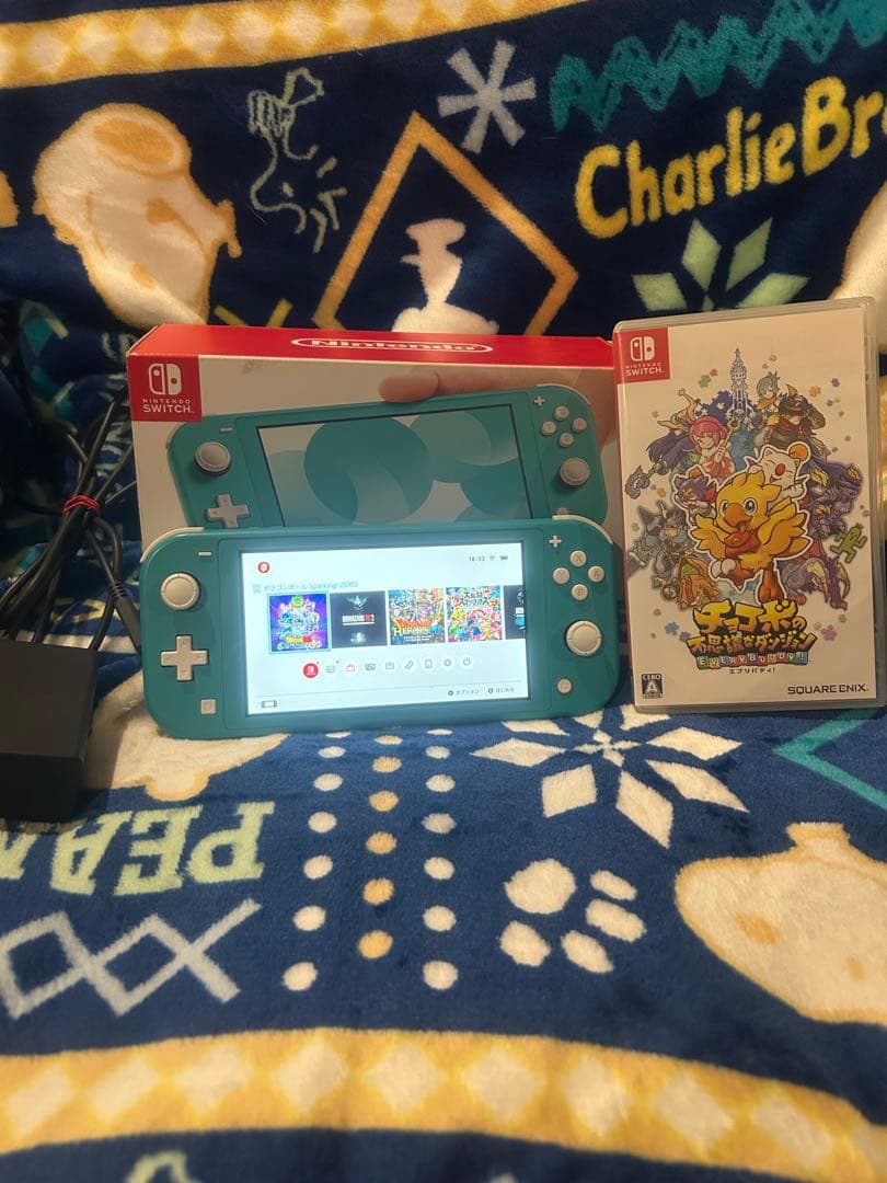 Switch Lite ターコイズ 本体 + ゲームソフト　スイッチライト