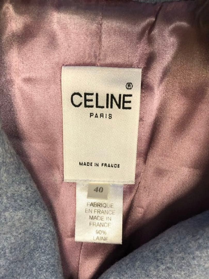 CELINE★セリーヌ★ピーコート ロング★ウール カシミヤ混